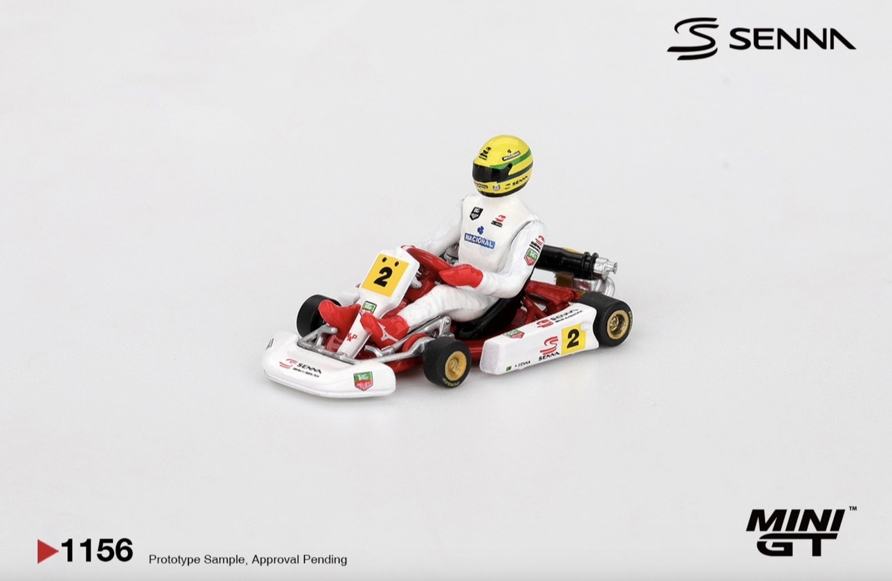 預訂 Pre Order - MiniGT 1156 Senna Kart #2 Ayrton Senna da Silva 1993 Masters of Paris-Bercy