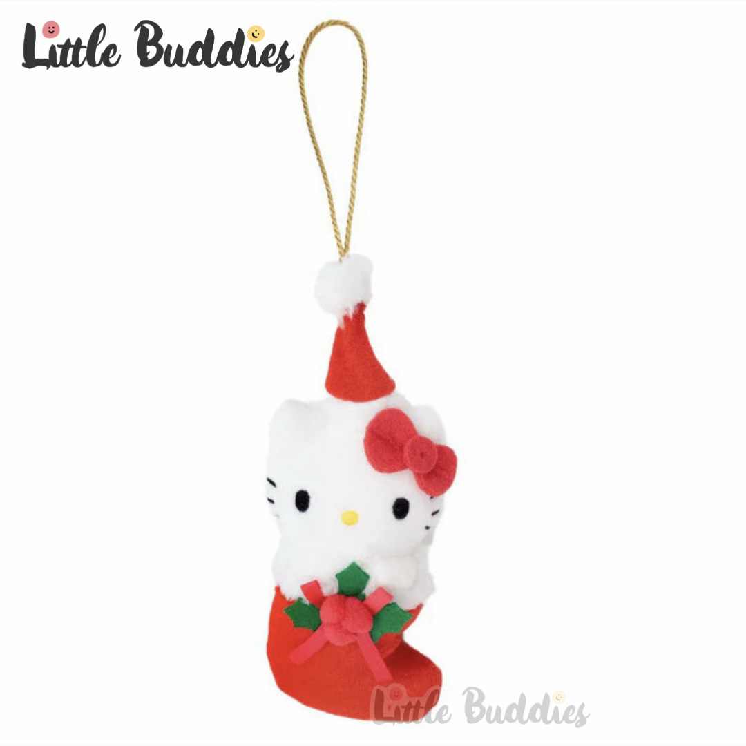 美版 Sanrio 聖誕襪造型 公仔掛飾