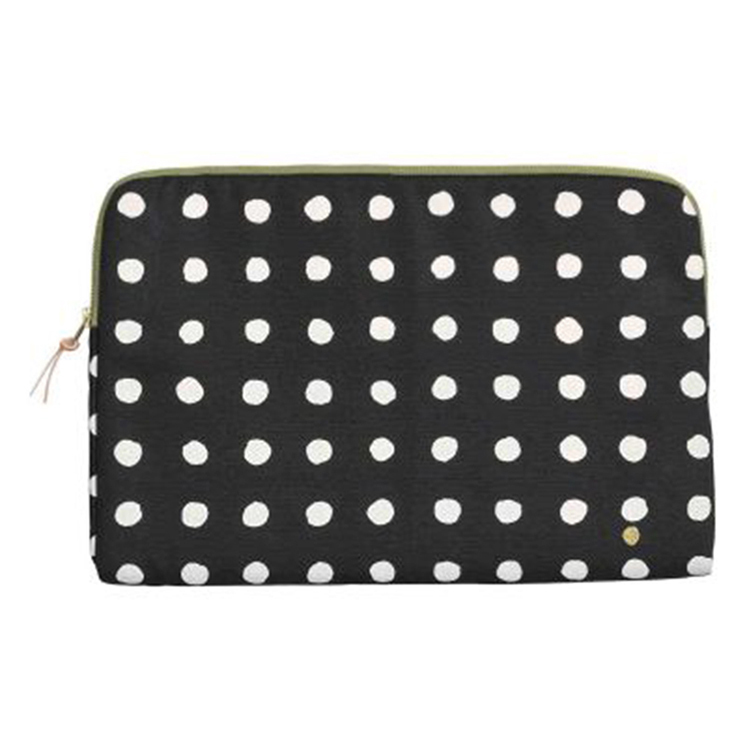 法國La cerise sur le gâteau 有機棉筆電包-白點點(15/16吋專用)