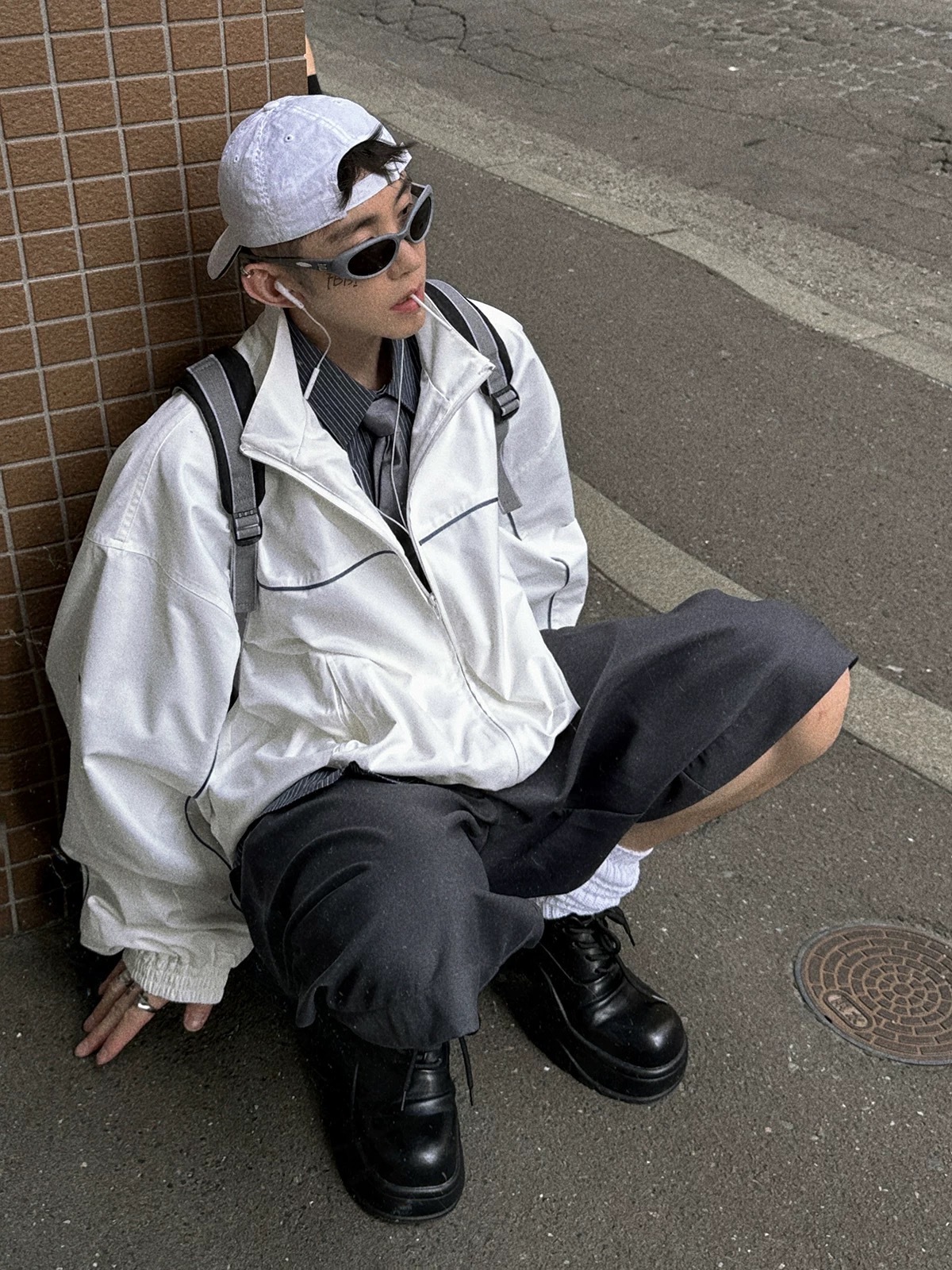 Aurocean 復古 防潑水 防皺 運動教練夾克