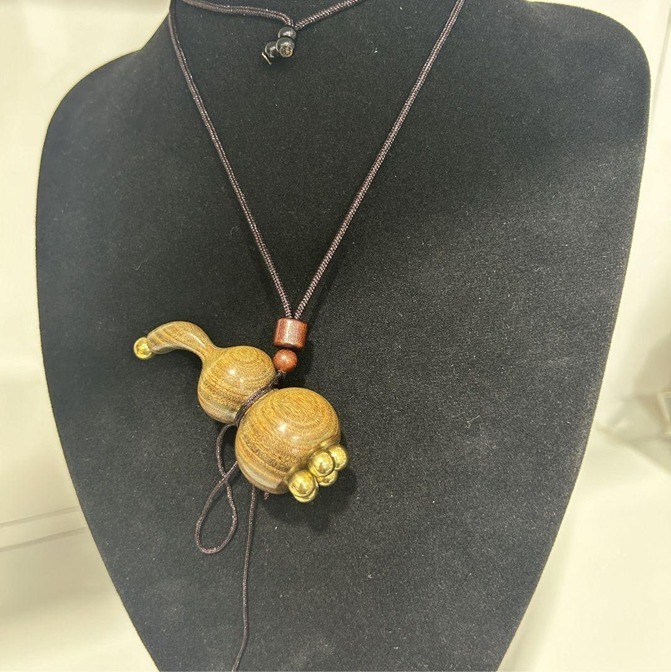 (5583) 巴拉圭綠檀木拔筋小葫蘆 [Y63a]