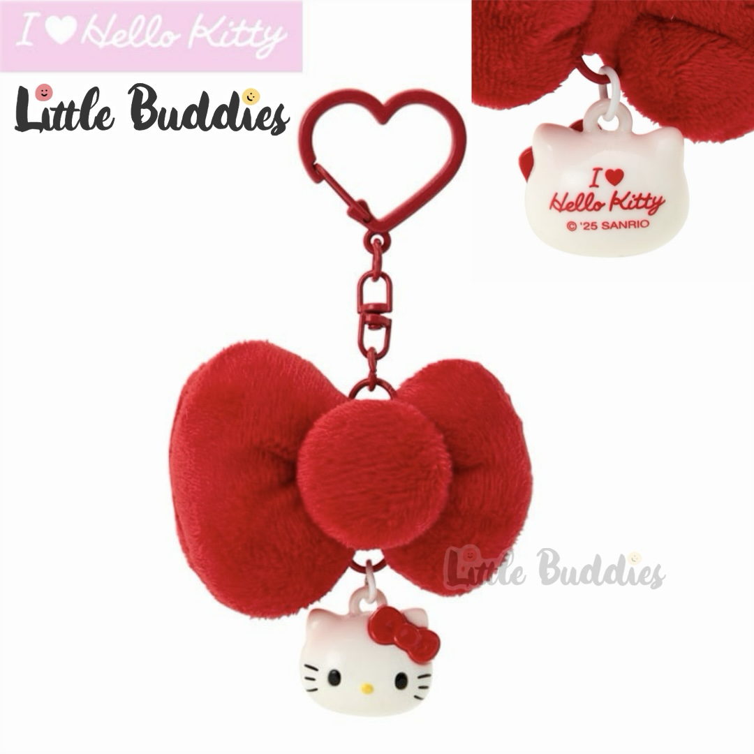 日本 Sanrio I Love Hello Kitty 彩色系列 - 蝴蝶結款吊飾匙扣