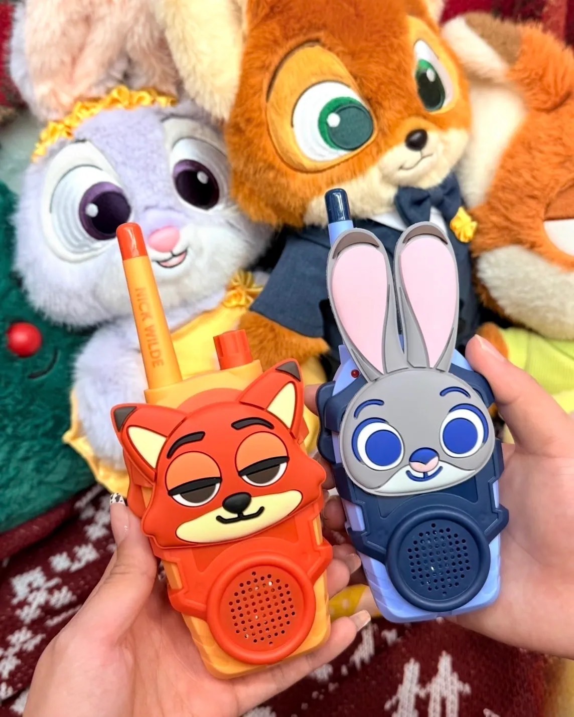 DISNEY 授權 ZOOTOPIA 動物方城市 茱蒂 尼克 對講機