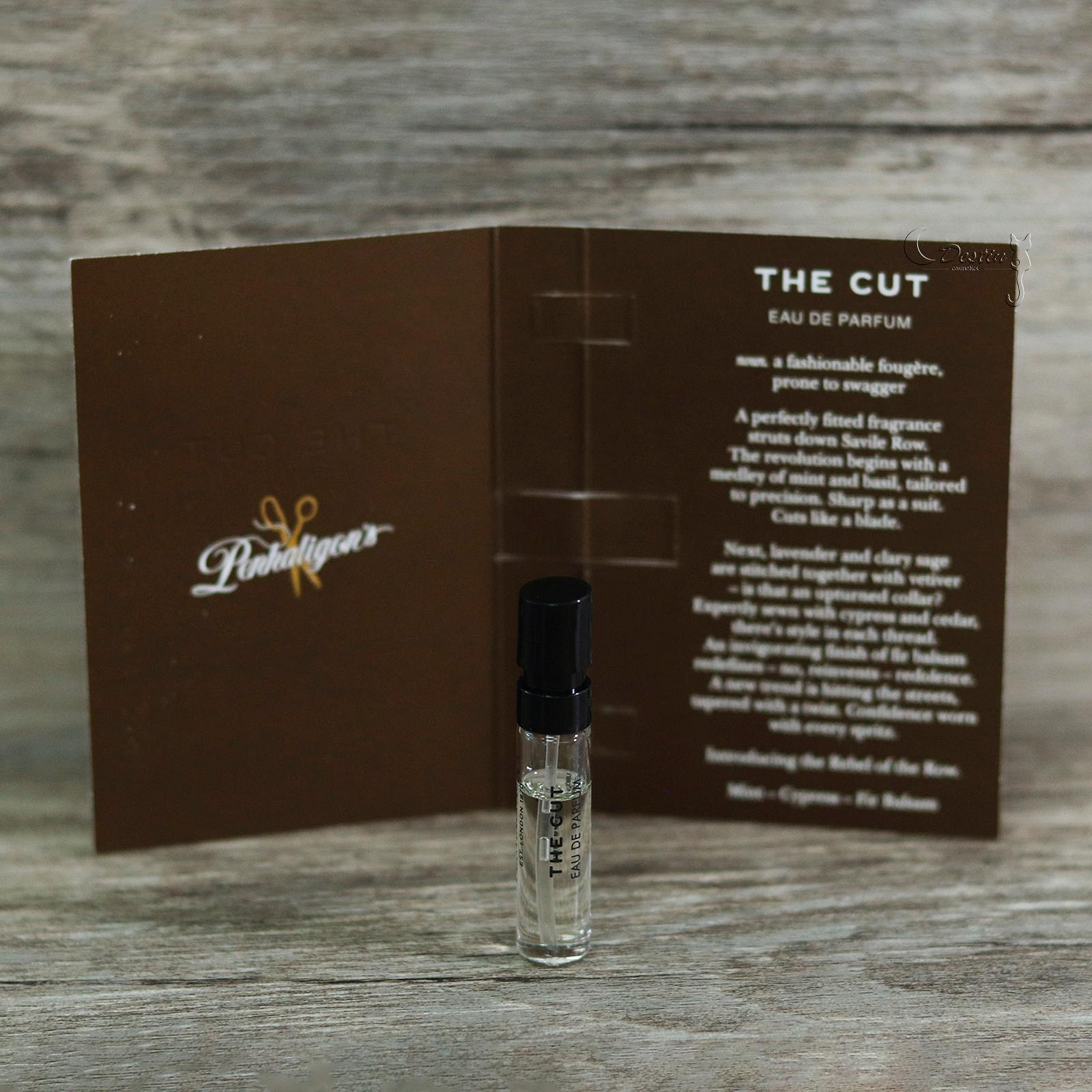 Penhaligon's 潘海利根薩維爾剪影The Cut 男性淡香精1.5mL 試管香水可噴式