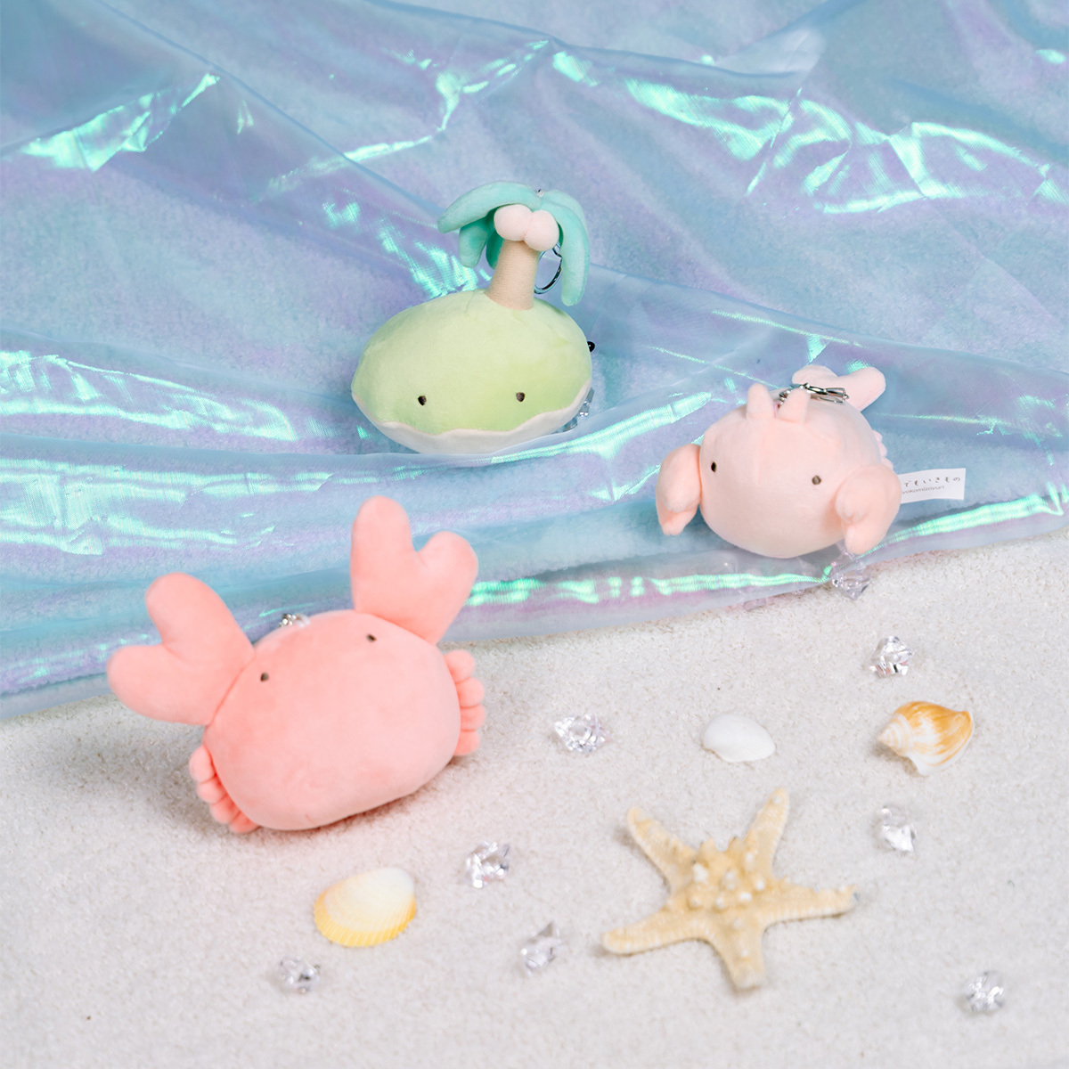 Nandemoikimono 4吋公仔鑰匙扣 (蝦子)