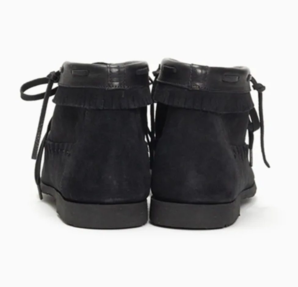 ON SALE : VISVIM 2025 S/S NAKODA BOOTS MID-FOLK - BLACK PRE ORDER ITEM (預訂中)