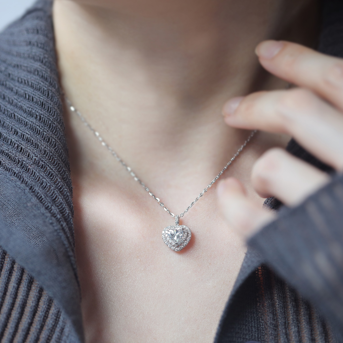 深情印記 — GIA50分鑽石項鍊