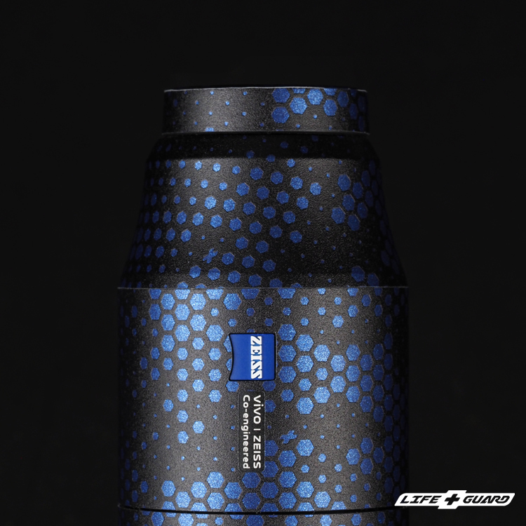 LIFE+GUARD 鏡頭貼膜特寫，藍曼巴風格設計，適用 Vivo Zeiss 2.35x 長焦增距