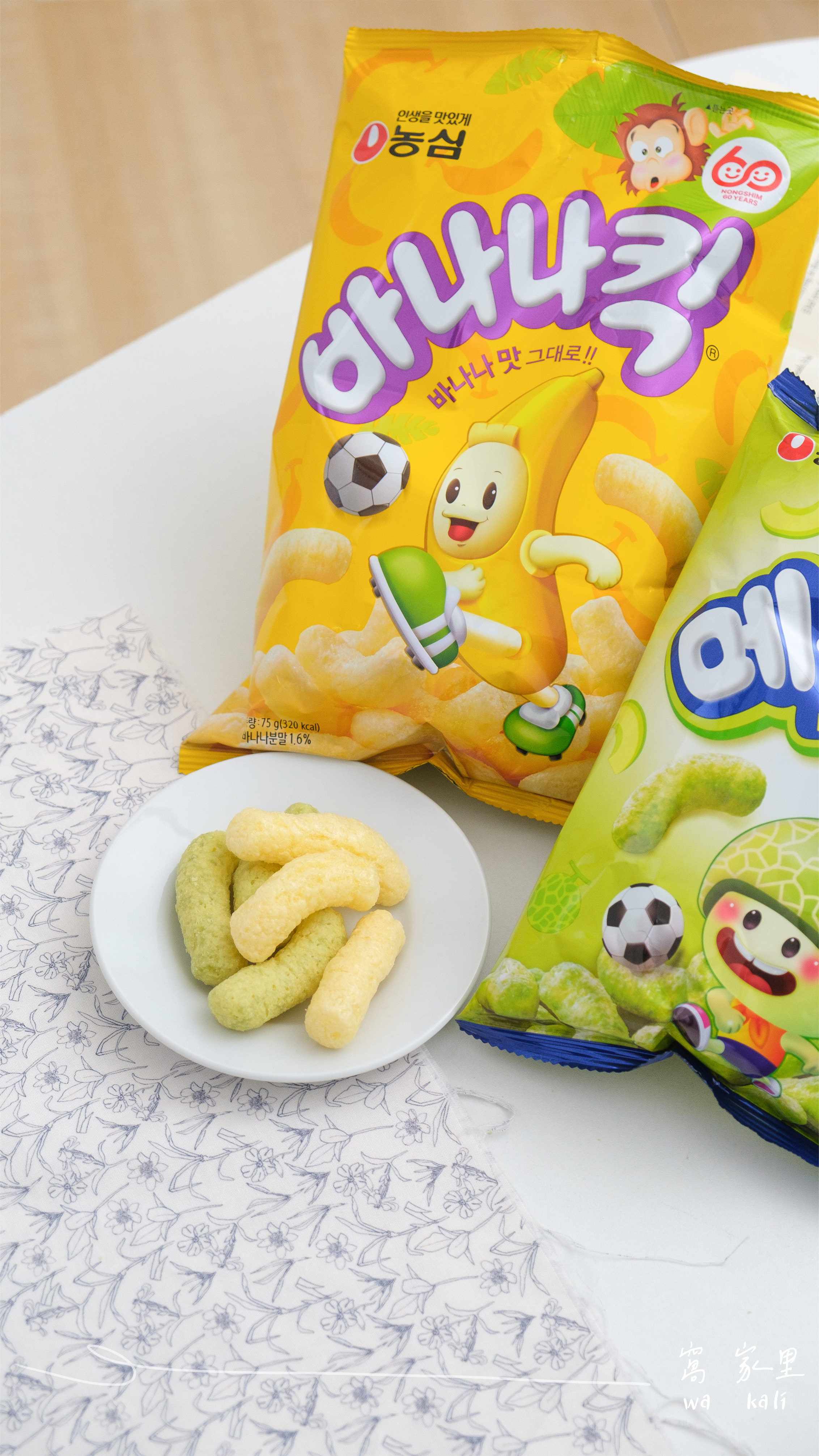 【現貨】  韓國 Jennie 最愛 推薦 農心 香蕉 彎彎 脆條 Banana Kick 脆果