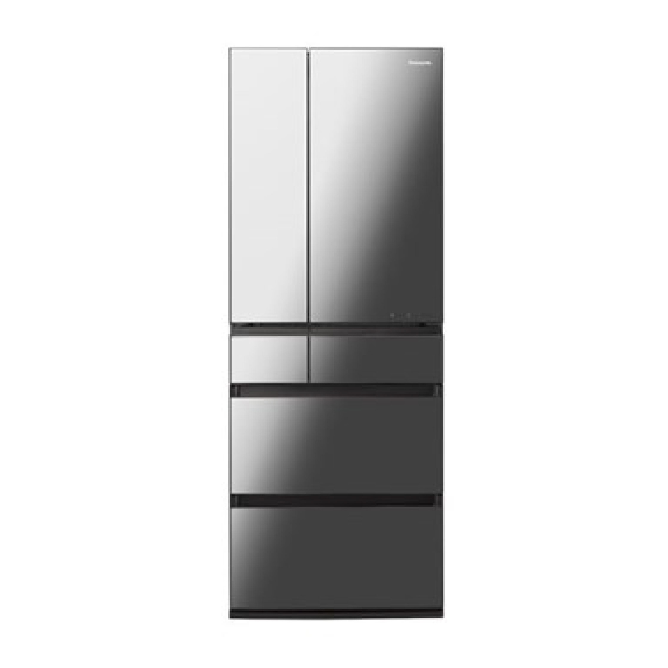 Panasonic 樂聲牌NR-F607HX-XA ECONAVI 智慧節能六門雪櫃(黑鋼鏡)
