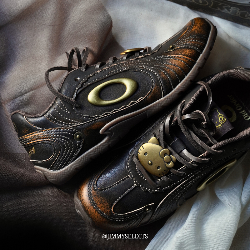 三麗鷗 Hello Kitty x OLD ORDER 聯名休閒鞋（女款／擦銅棕）