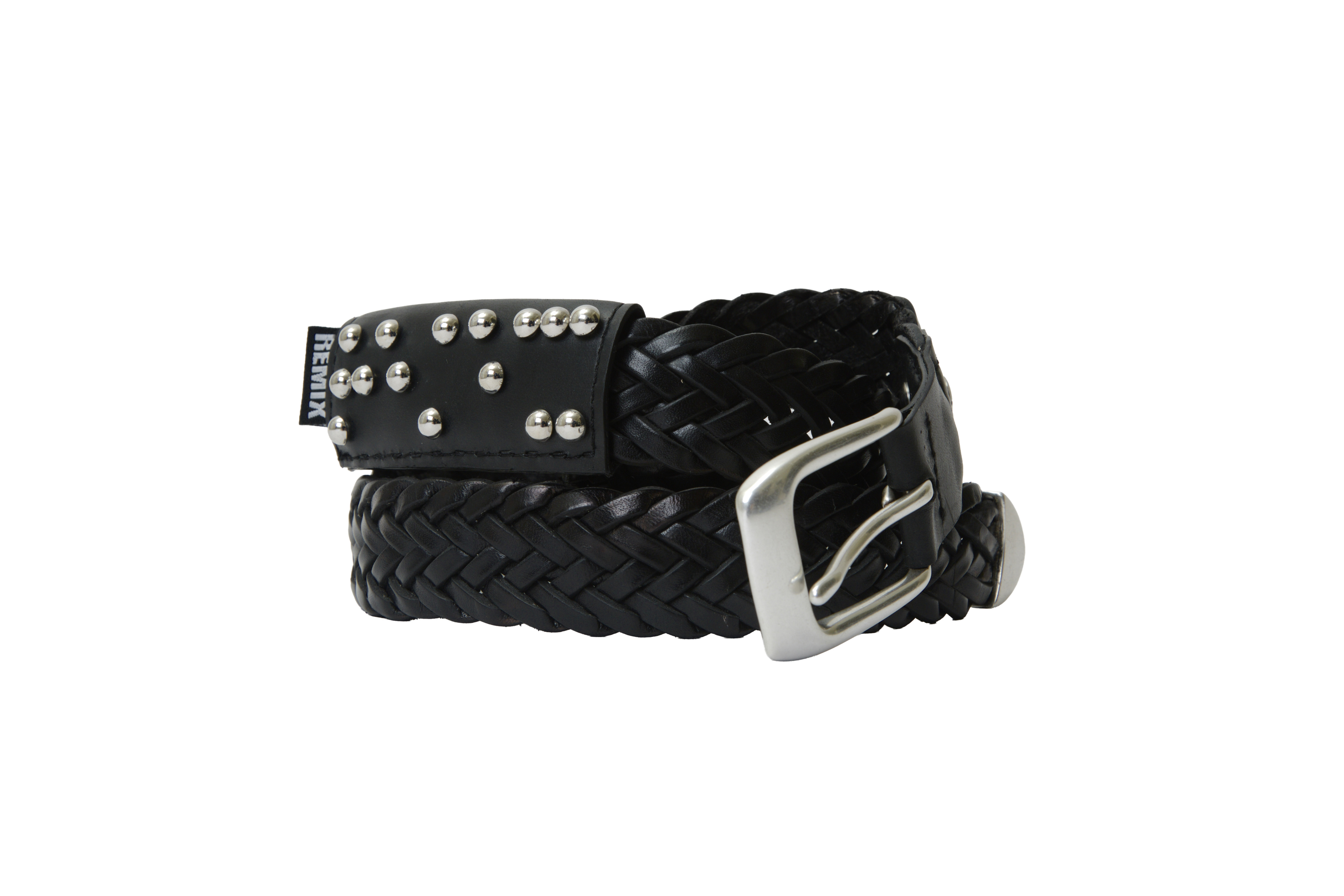 REMIX "R-Overlap spike Belt" (Black)
