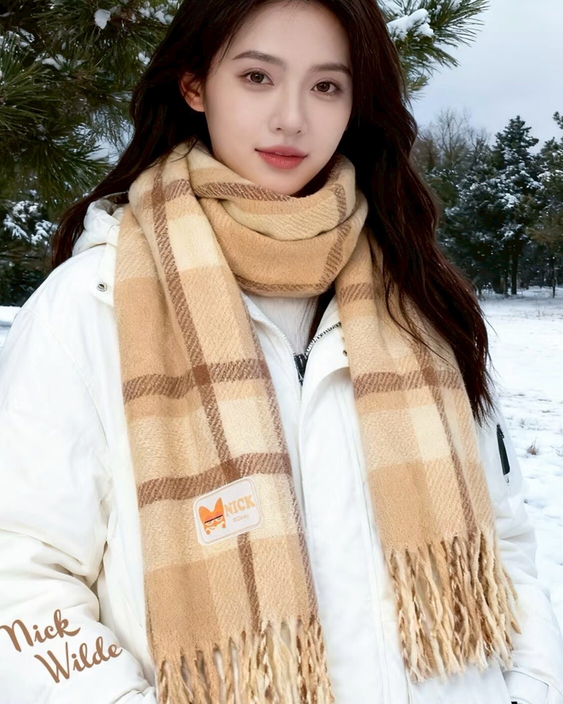 <正版授權>迪士尼 動物方城市 針織圍巾 馬克杯 保暖 尼克 茱蒂