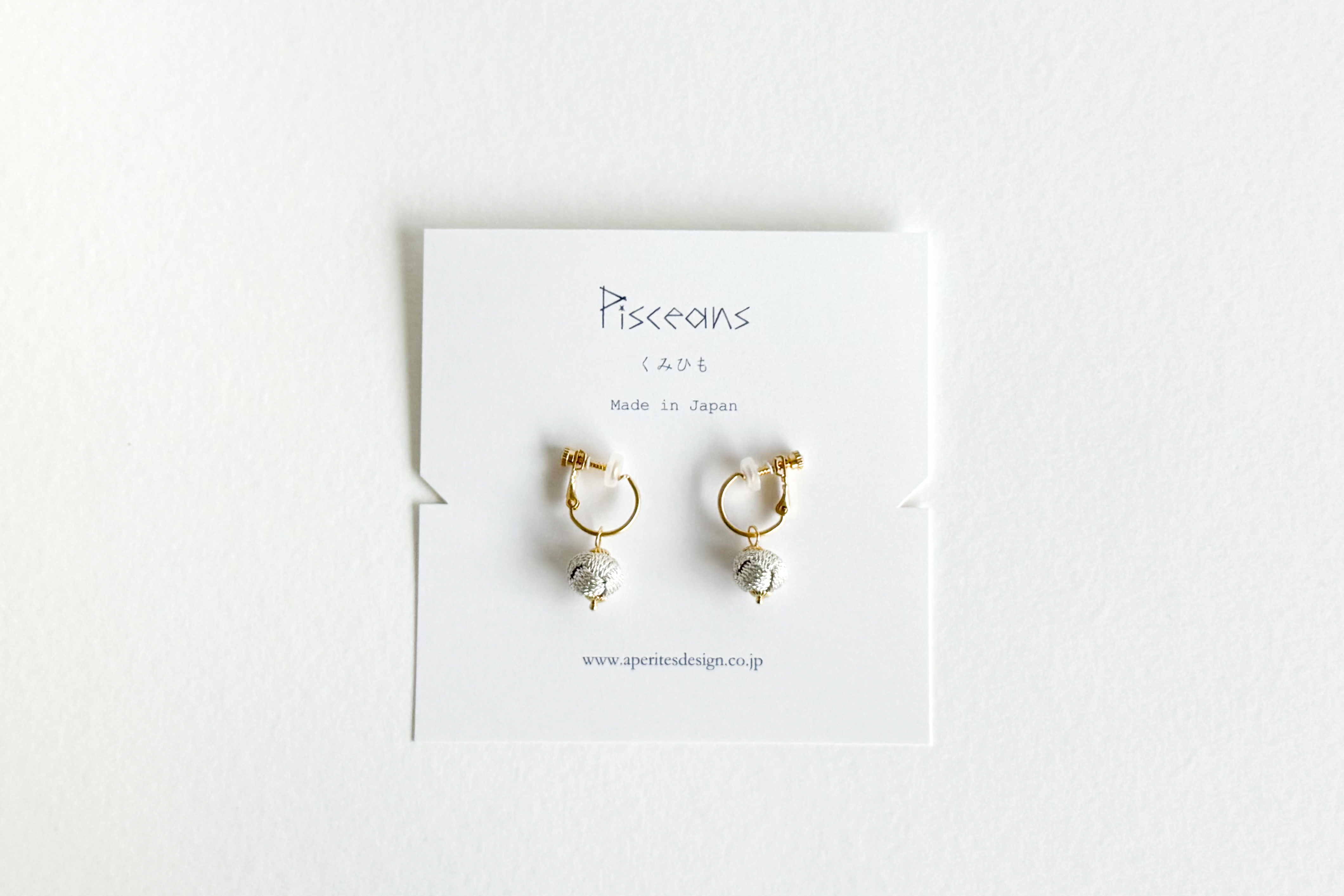 Pisceans-小田卷環狀夾式耳環 SV