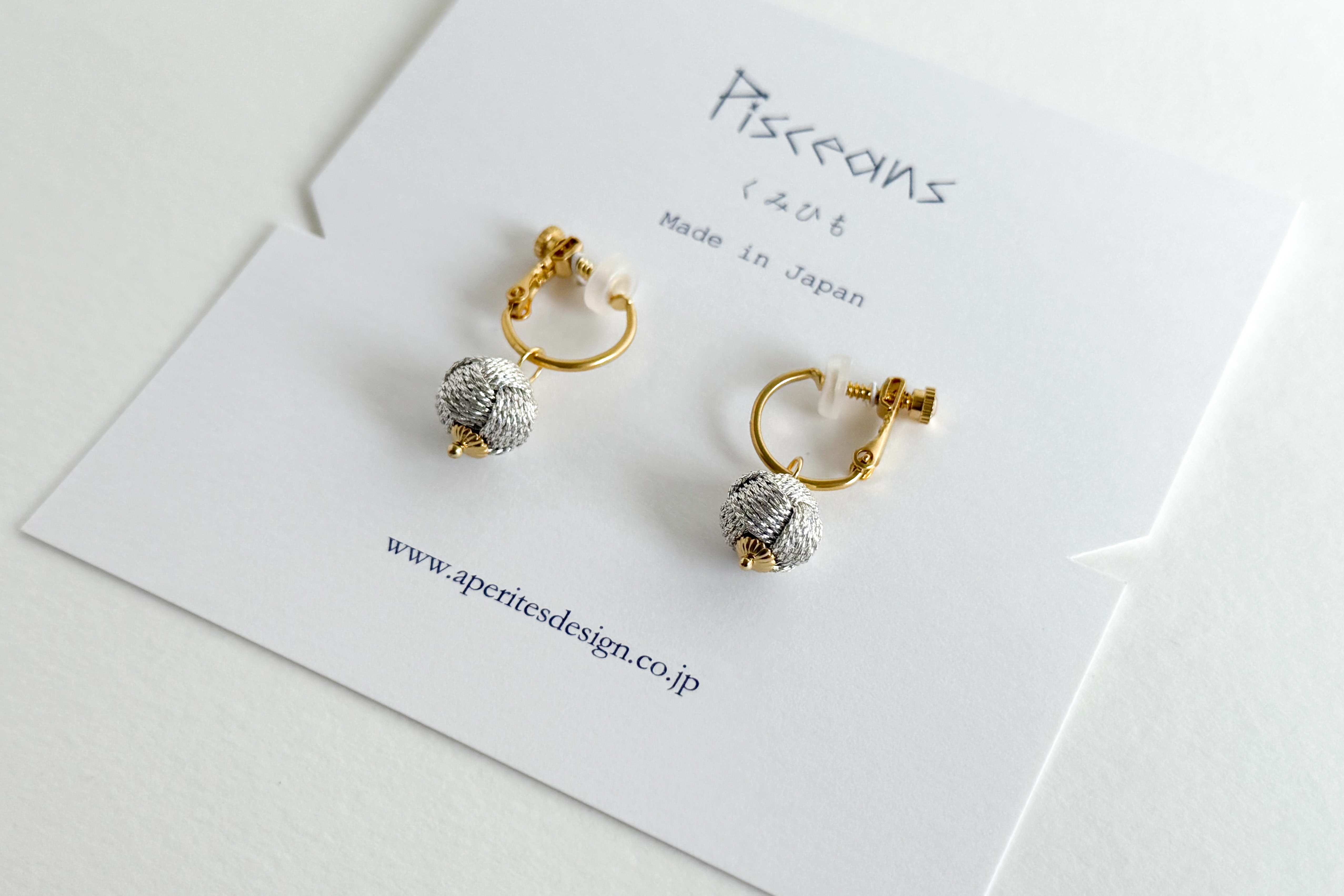 Pisceans-小田卷環狀夾式耳環 SV