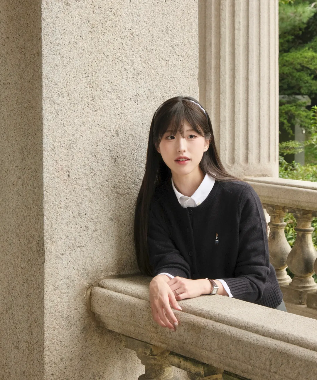 韓國選物 WHO.A.U Steve Cardigan 圓領款