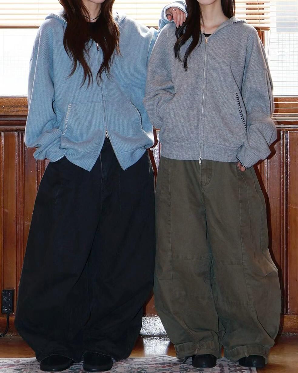 淨色連帽拉鍊外套 Tac-0329JK