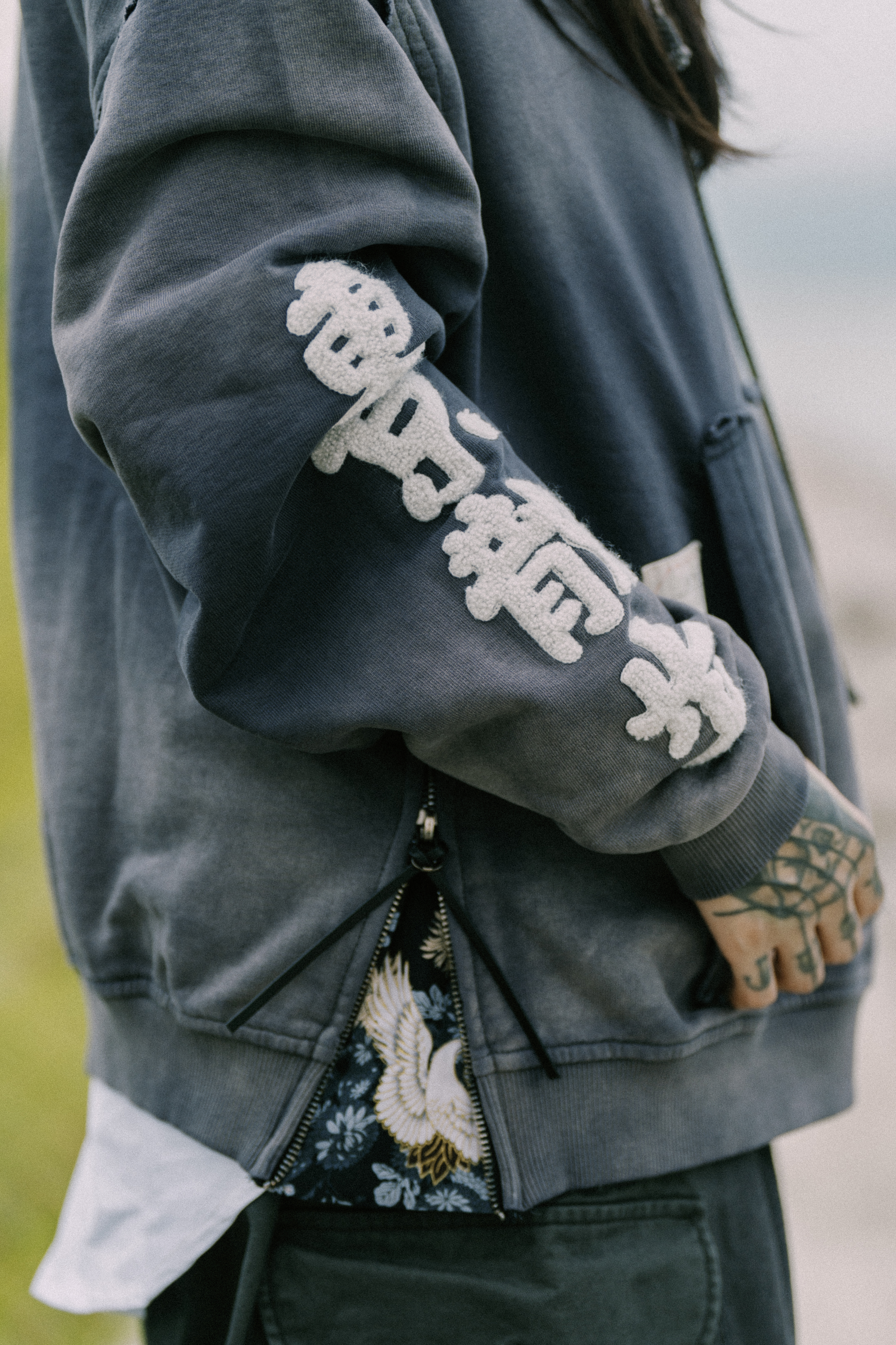 Fumble 東京散步白鶴洗水衛衣