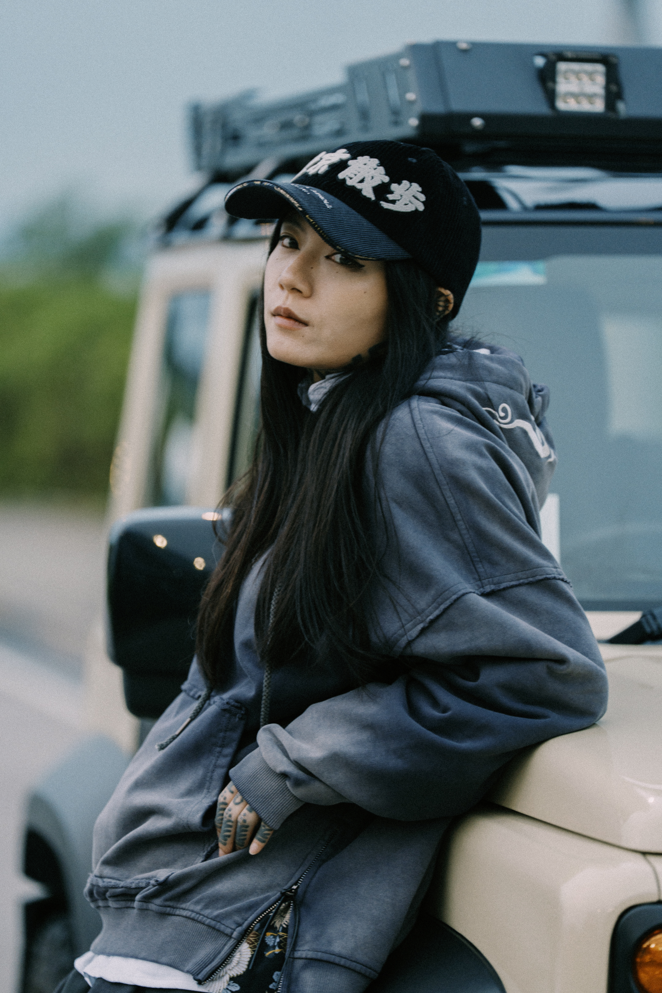 Fumble 東京散步白鶴洗水衛衣