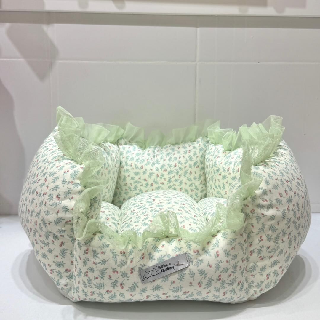 PETMAN 双面尤加利 一体式宠物花瓣窝