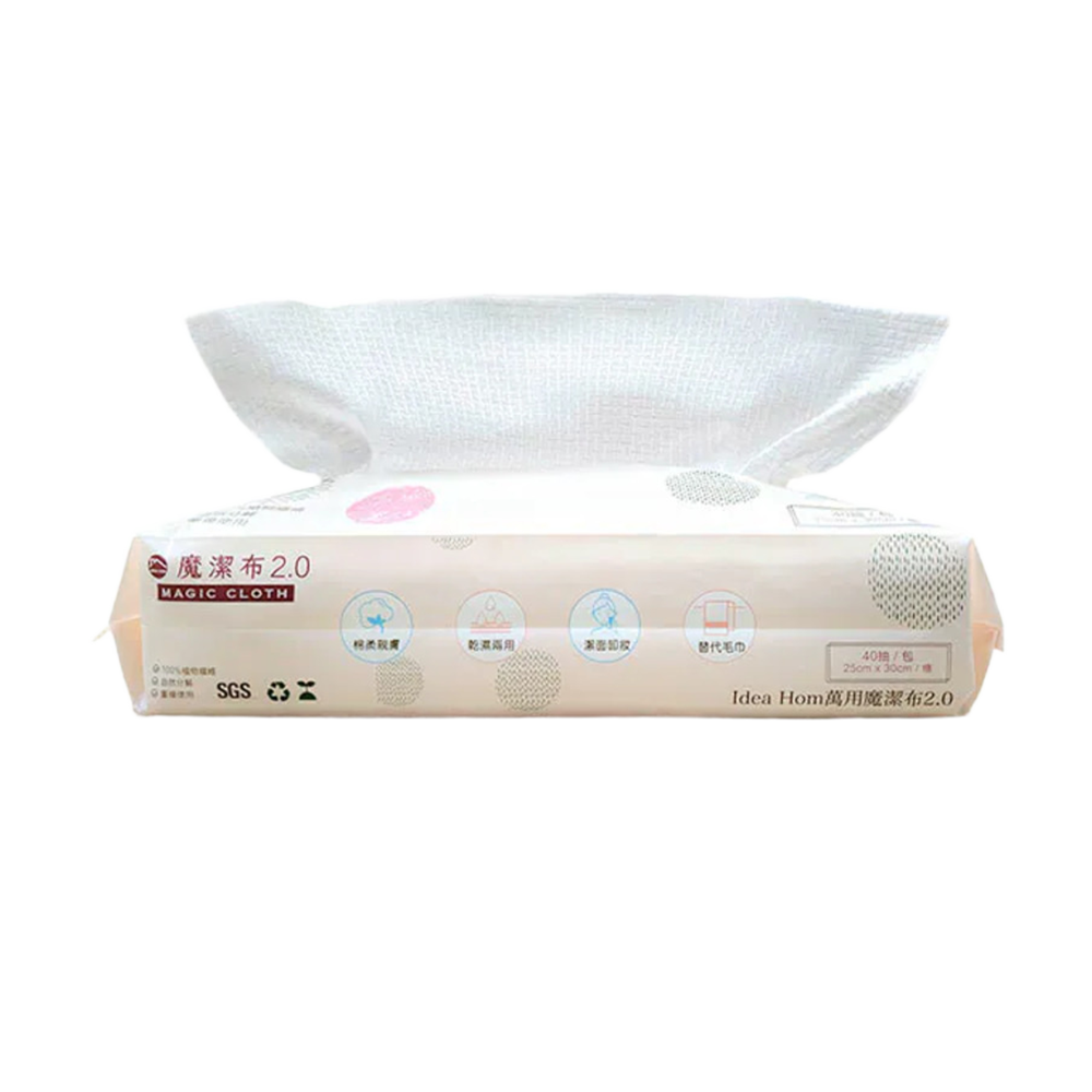 【理想家】抽取式萬用魔潔布40抽/包