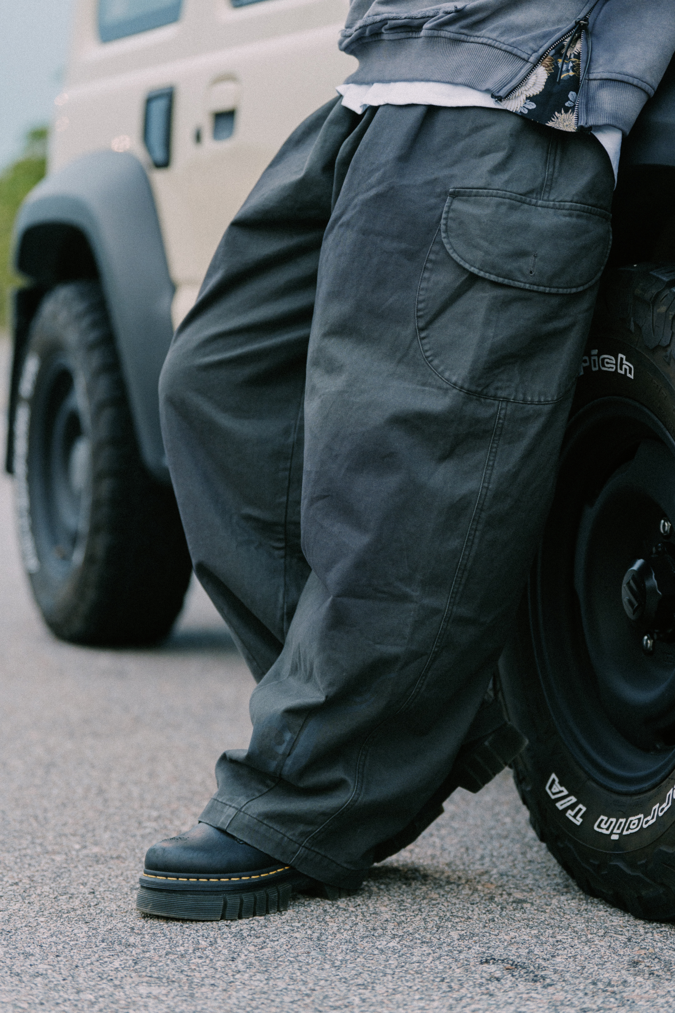 Fumble 東京散步洗水工袋燈籠褲