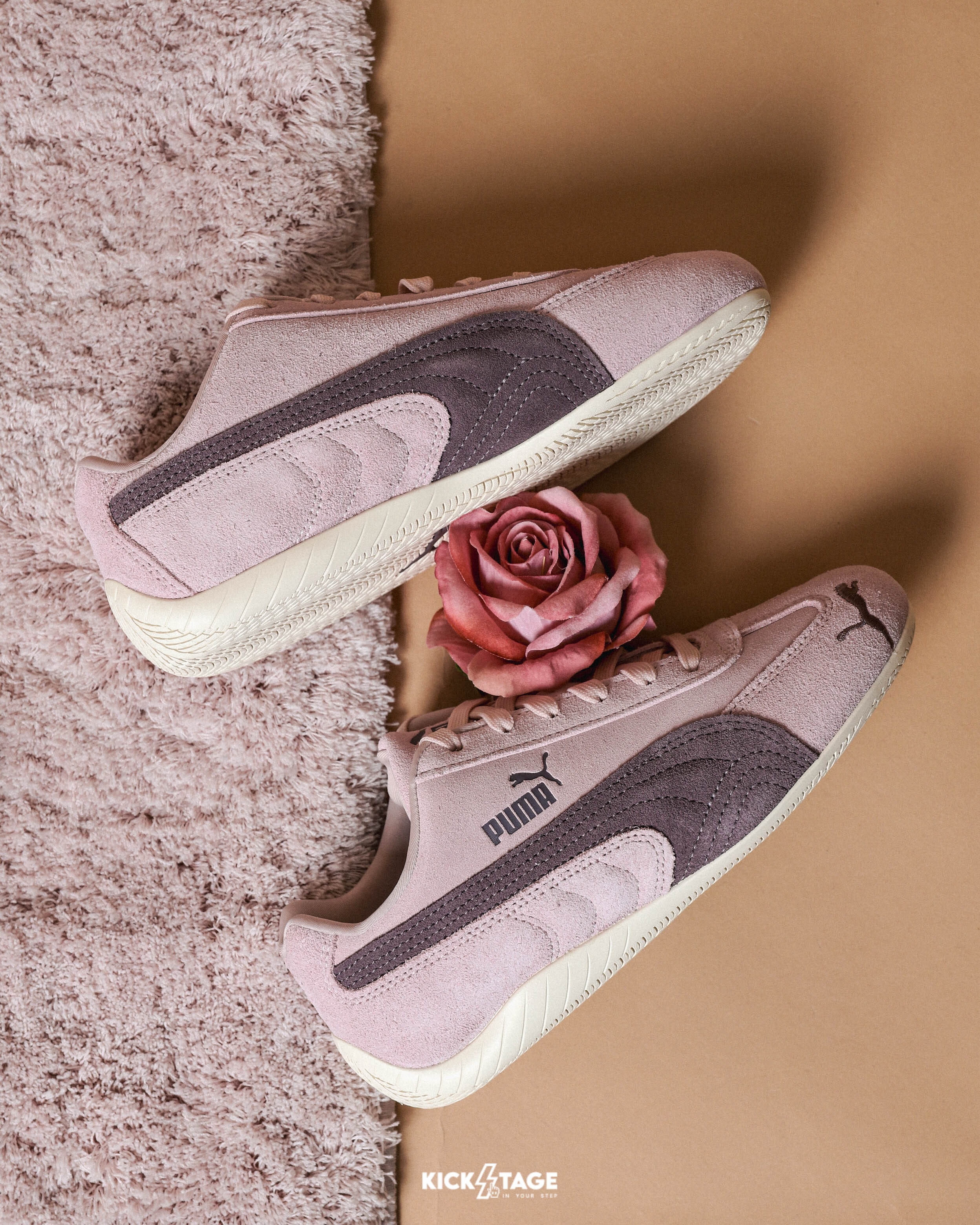 男女鞋 PUMA Speedcat OG 紫霧粉 王淨同款 麂皮 復古 休閒 賽車鞋【398846-52】