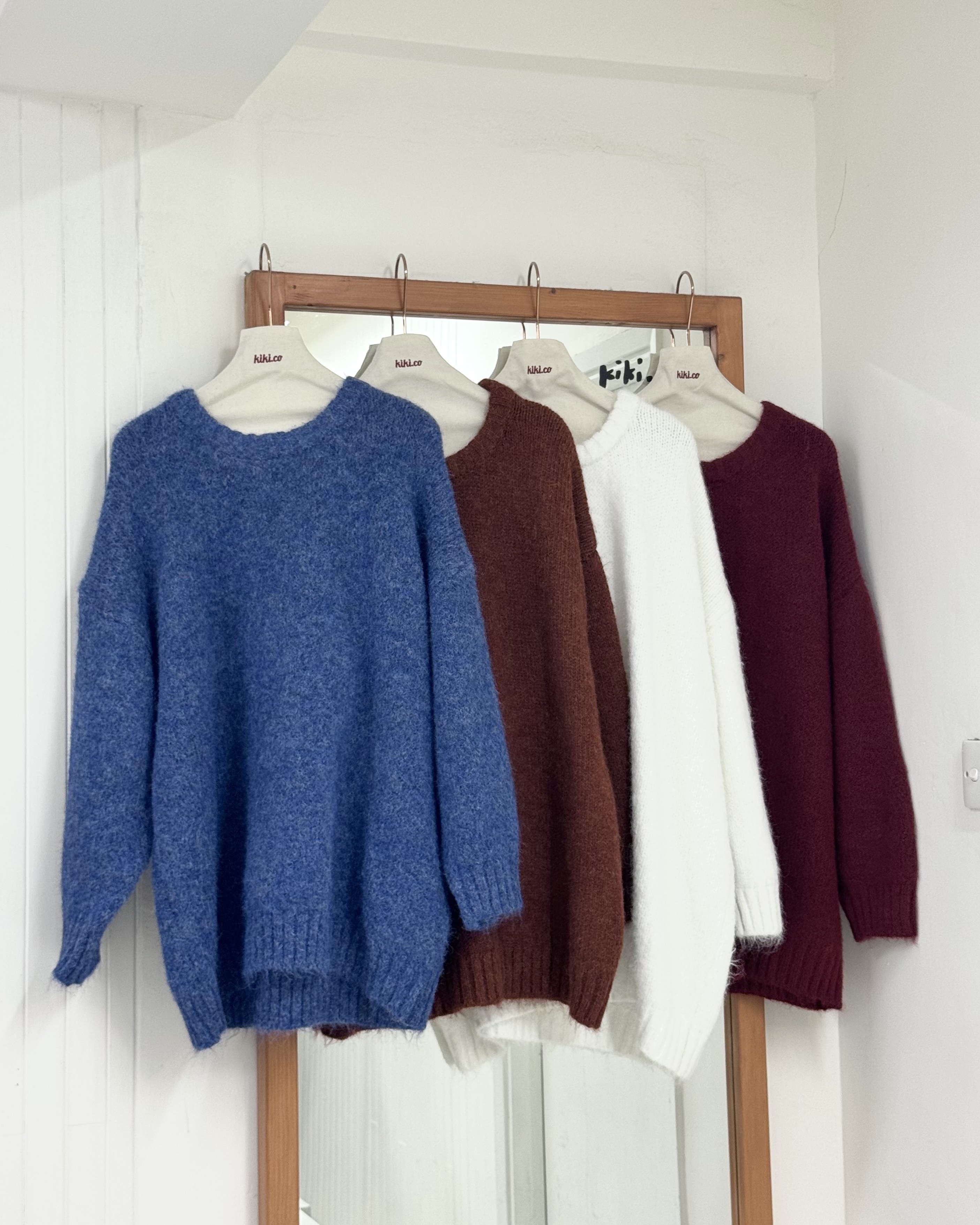 重磅慵懶感寬鬆毛冷上衣