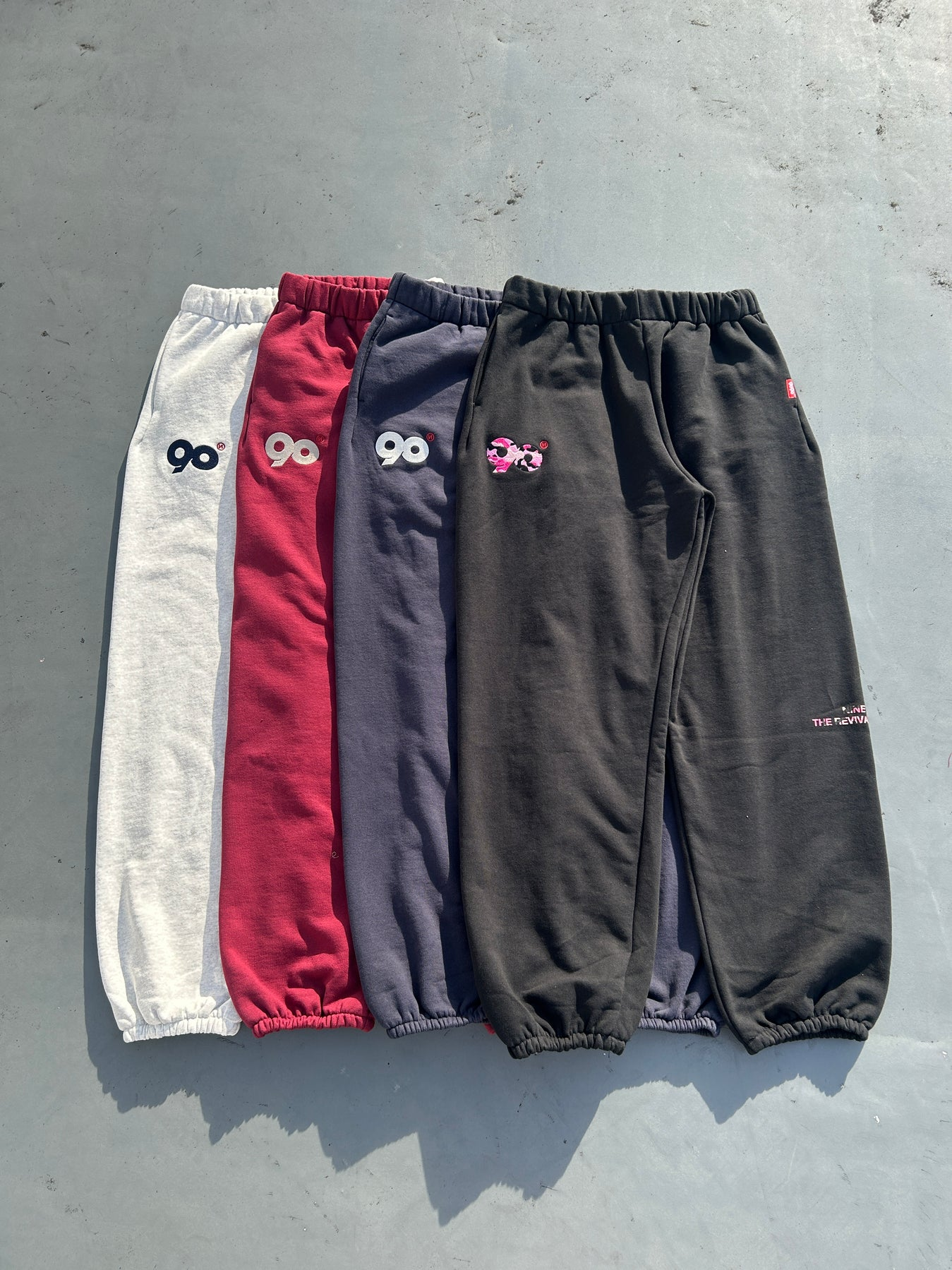 2025AW 9090 90 Logo Original Sweat Pants 基本款 男女 長褲 棉褲 現貨 NN2134