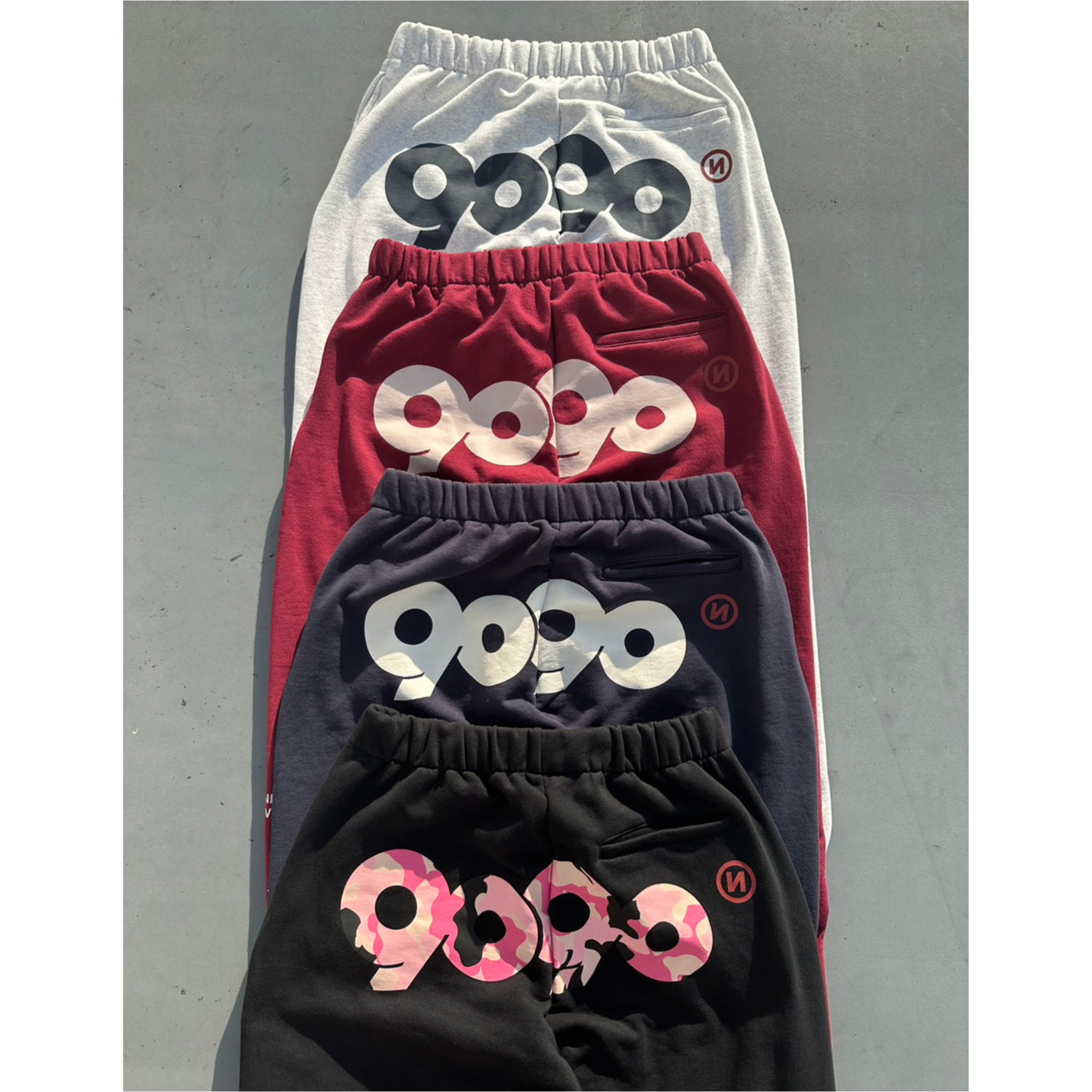 2025AW 9090 90 Logo Original Sweat Pants 基本款 男女 長褲 棉褲 現貨 NN2134