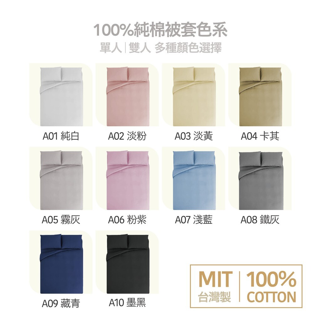 現正冬眠中｜100%純棉 【300織 精梳棉】薄被套 6x7尺