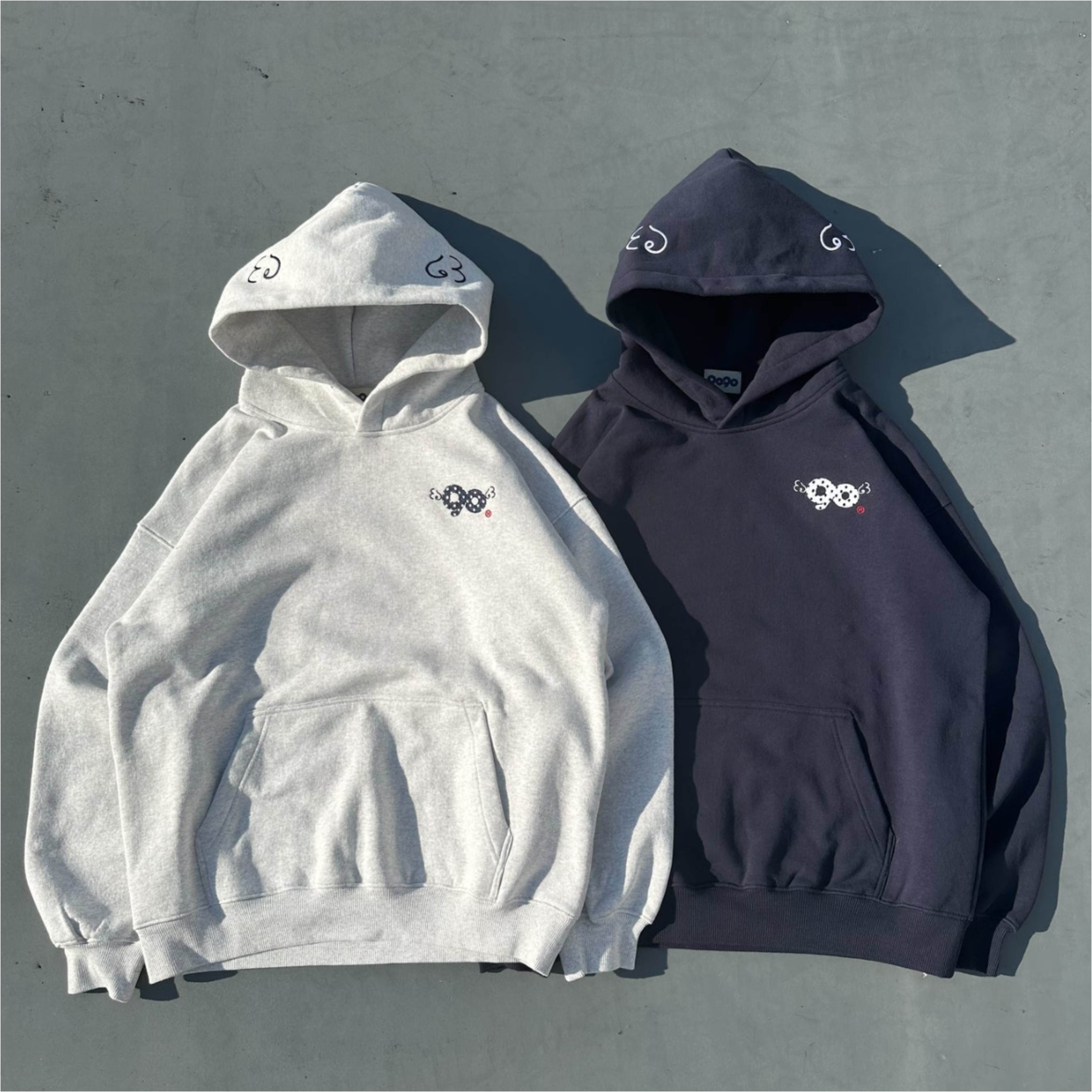 2025AW 9090 90 Logo Dot Original Hoodie 翅膀 點點 男女款 長袖 連帽 帽T 現貨 NN2138