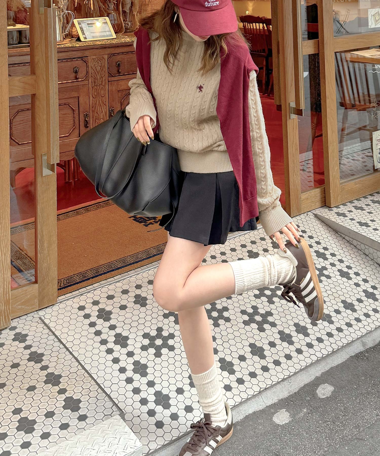 🇯🇵 Classical Elf 刺繡LOGO 麻花紋 針織衣 針織衫 毛衣 長袖 保暖 / 預購