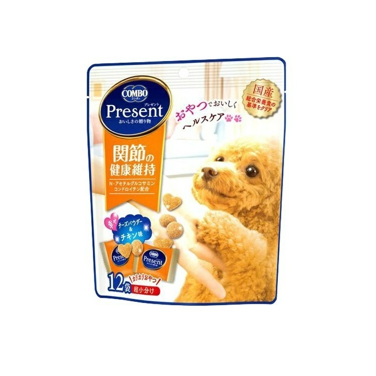 COMBO Present 犬用關節健康維持 雞肉味餅乾 36g