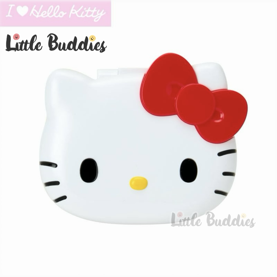 日本 Sanrio I Love Hello Kitty 彩色系列 - 頭形摺鏡連髮刷