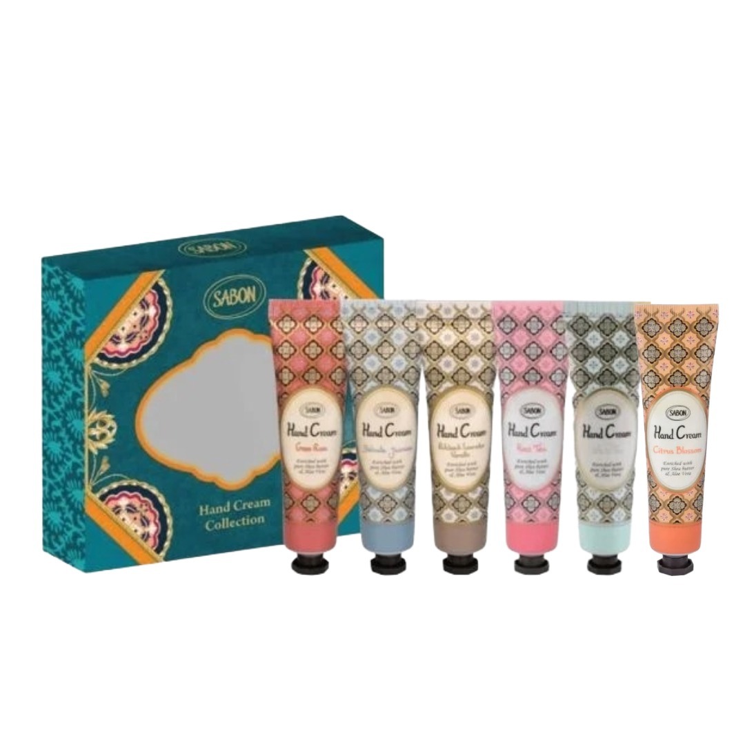 Sabon 草本柔滑保濕潤手霜6件裝禮盒