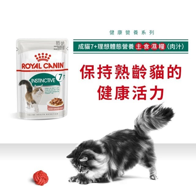 Royal Canin FHN 成貓7+理想體態營養主食濕糧（肉汁）【85gx12包】