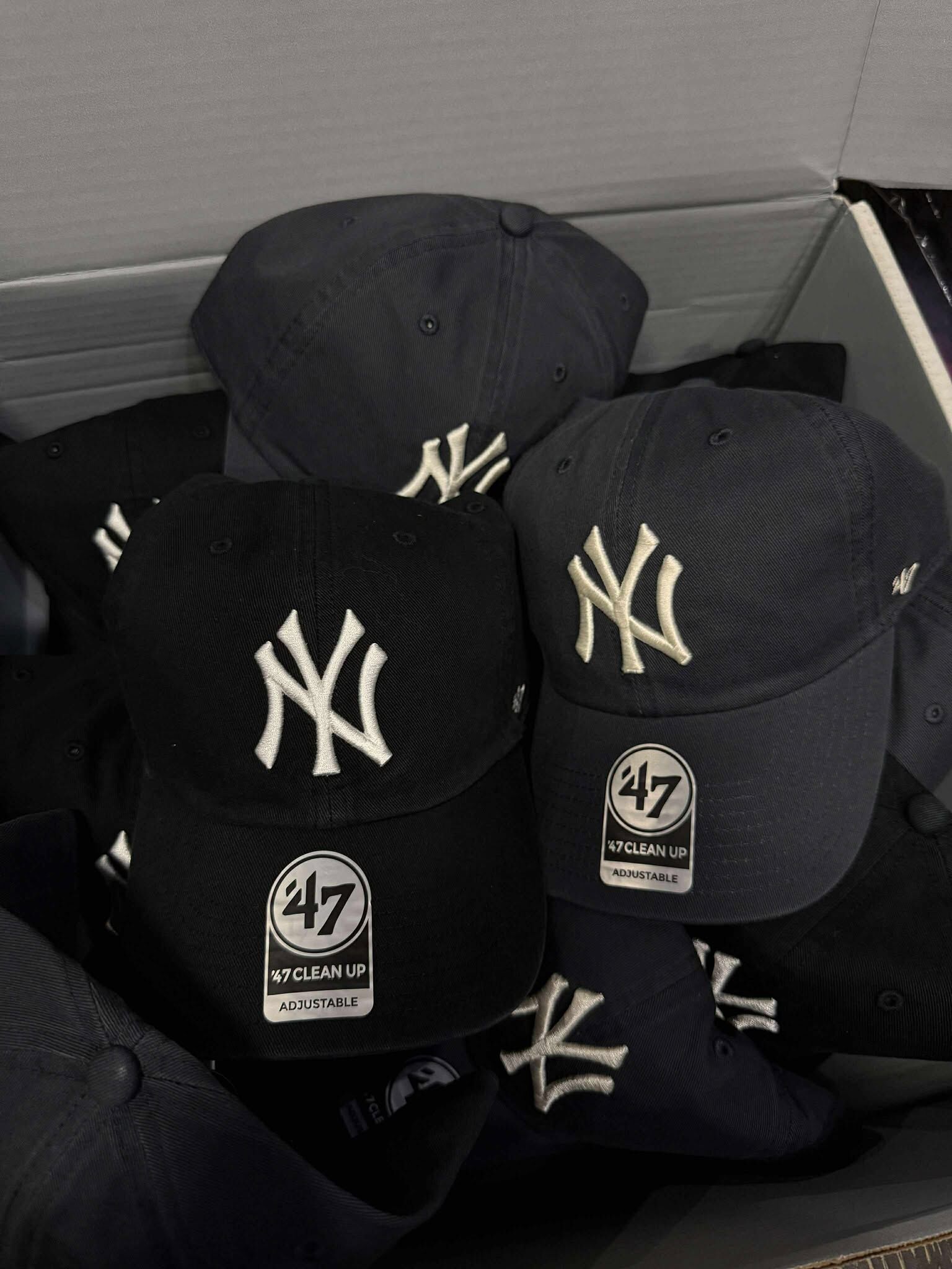 MLB 47 Brand 洋基 老帽棒球帽 黑白/全黑/灰藍白 B-RGW17GWS