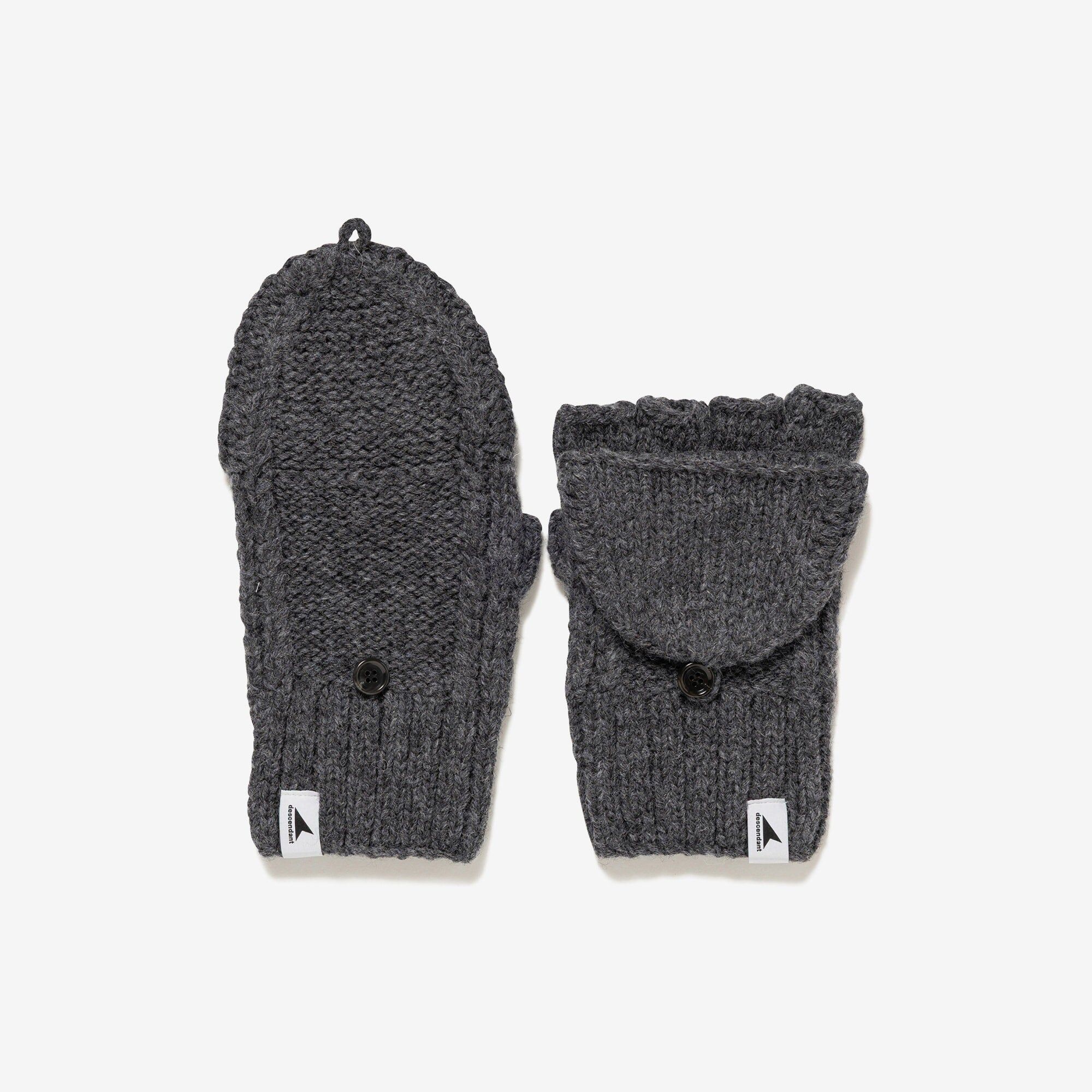 2025AW DESCENDANT SPEAR GLOVE 翻折 針織 毛線 保暖 手套 2色 現貨 252MADS-AC02