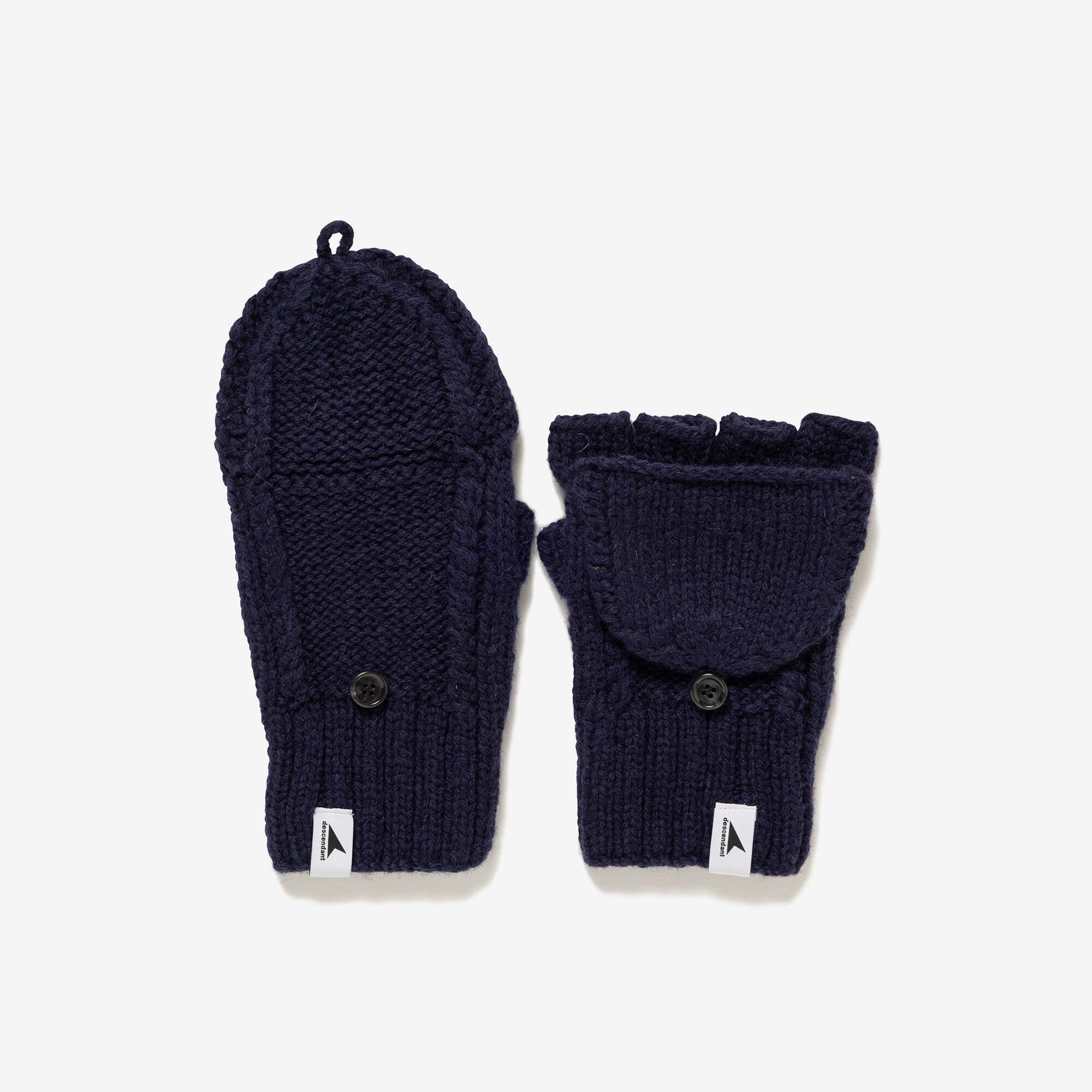 2025AW DESCENDANT SPEAR GLOVE 翻折 針織 毛線 保暖 手套 2色 現貨 252MADS-AC02