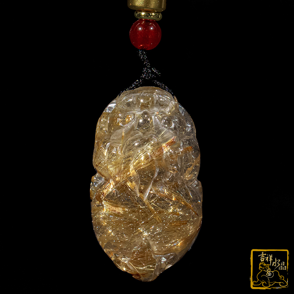 鈦晶貔貅項鍊 18g 招財咬錢