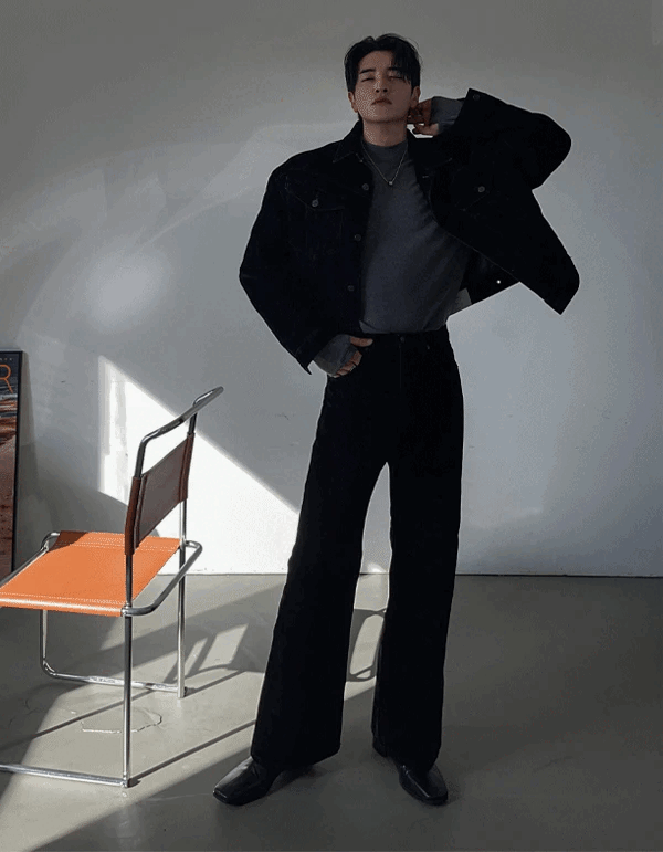 Western 天鵝絨絎縫牛仔夾克