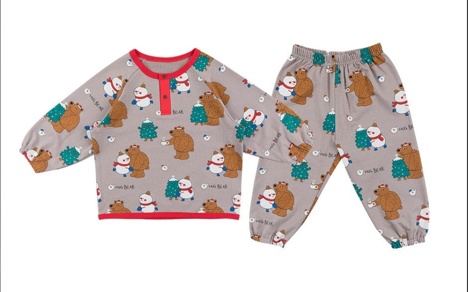 暖棕熊冬日居家套裝