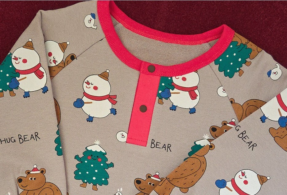 暖棕熊冬日居家套裝