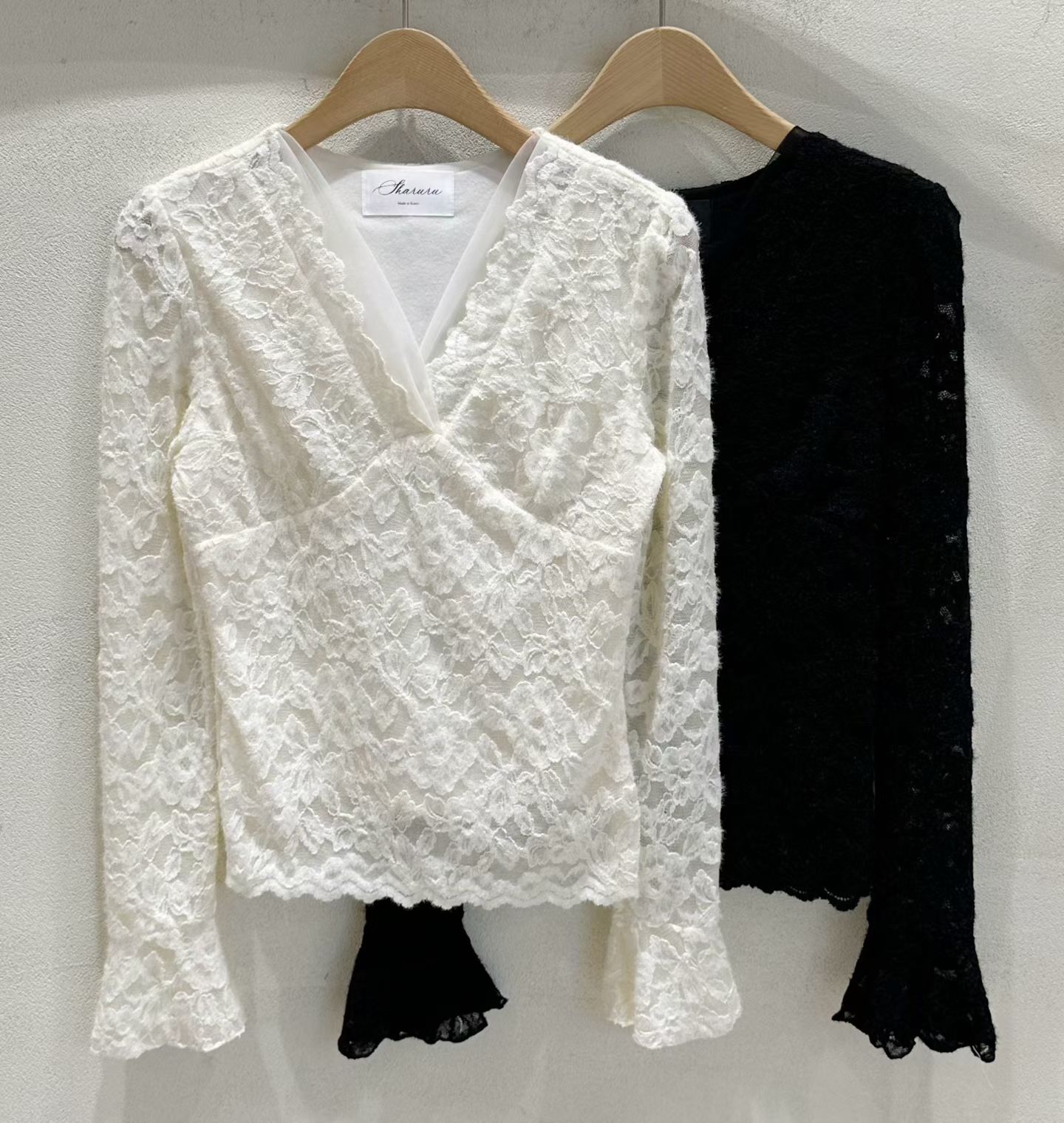 SU5324 公主長袖蕾絲上衣