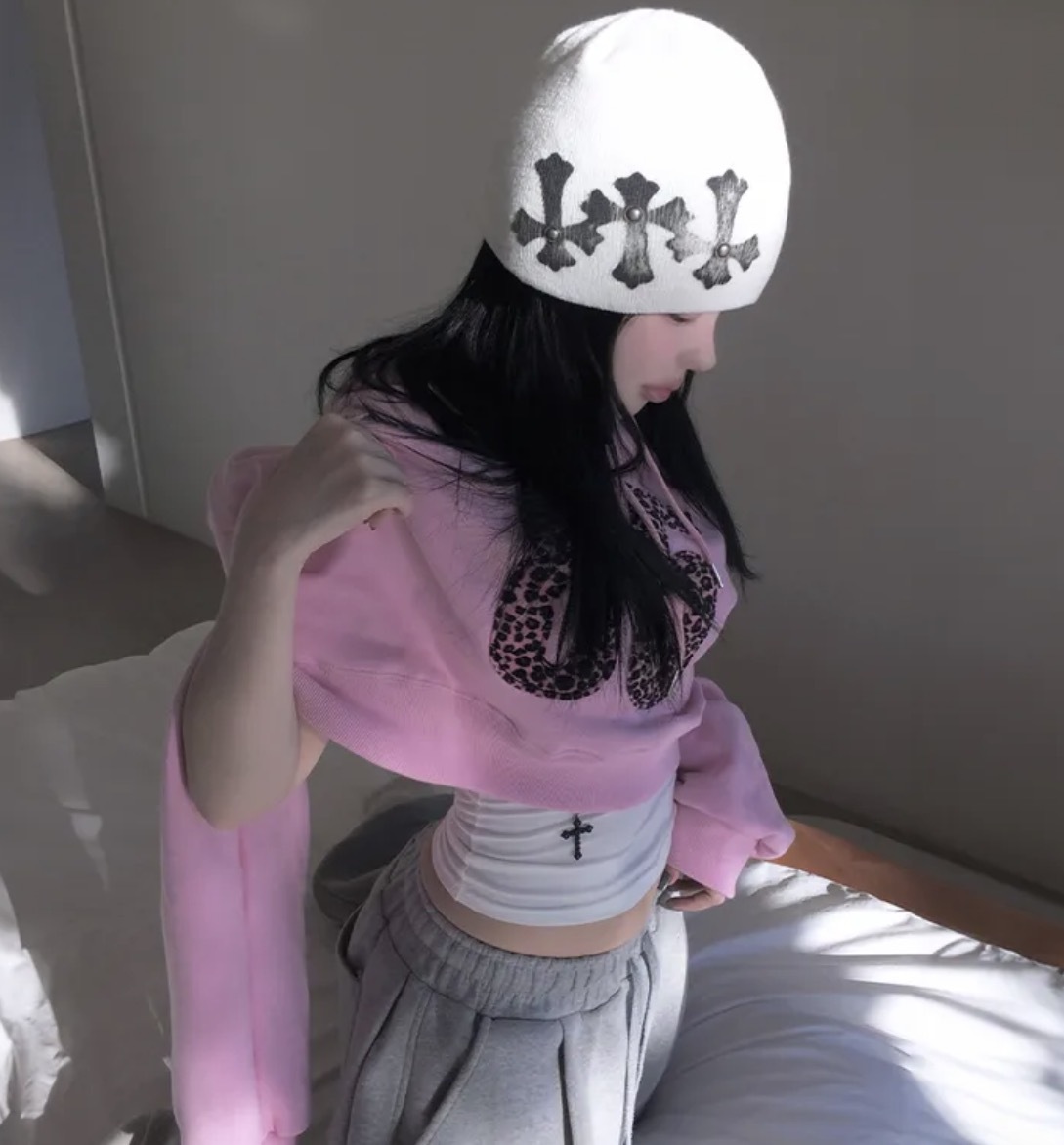 ❥現貨 甜辣十字架冷帽