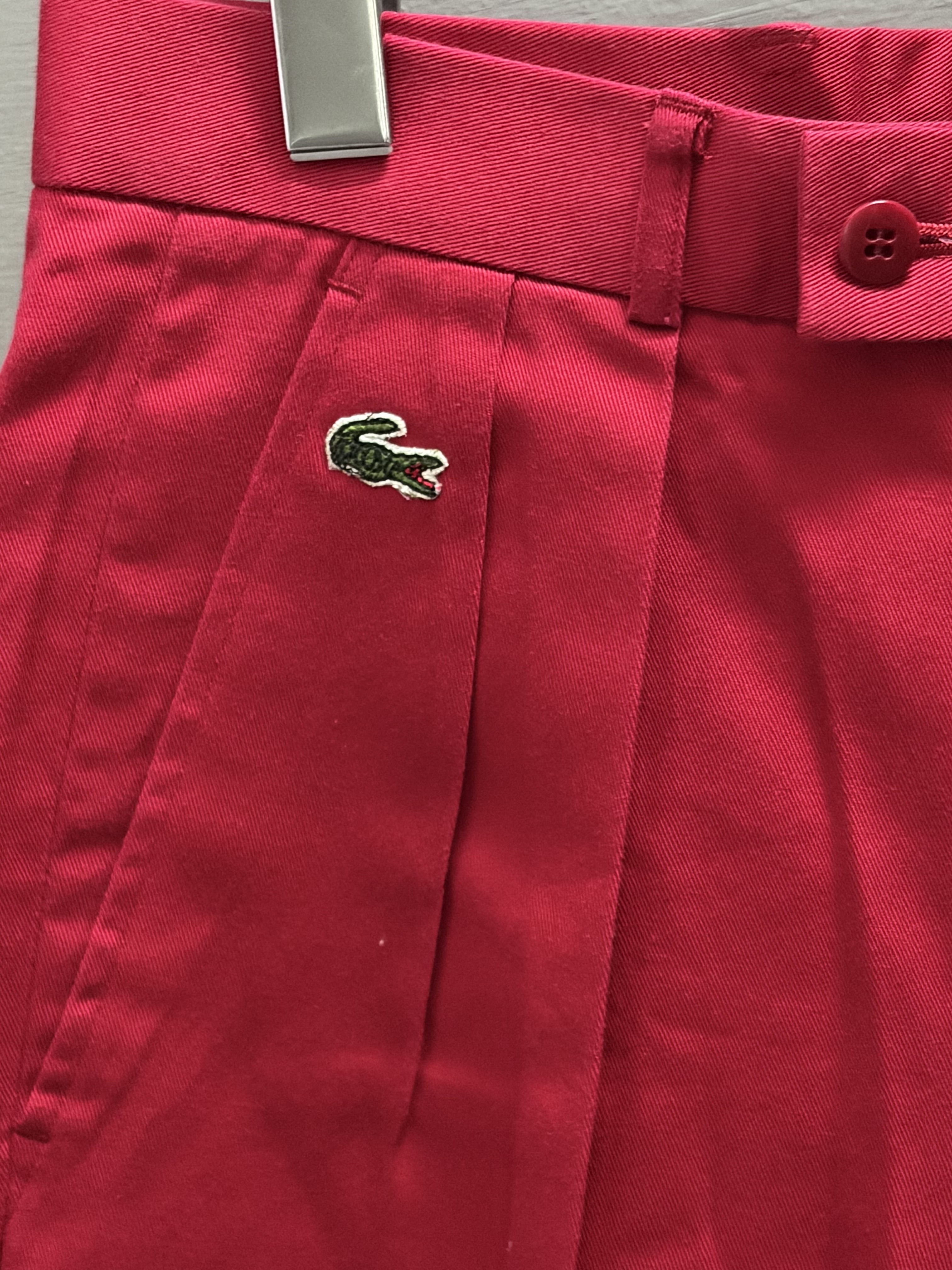 80s LACOSTE Cotton Slacks Deadstock