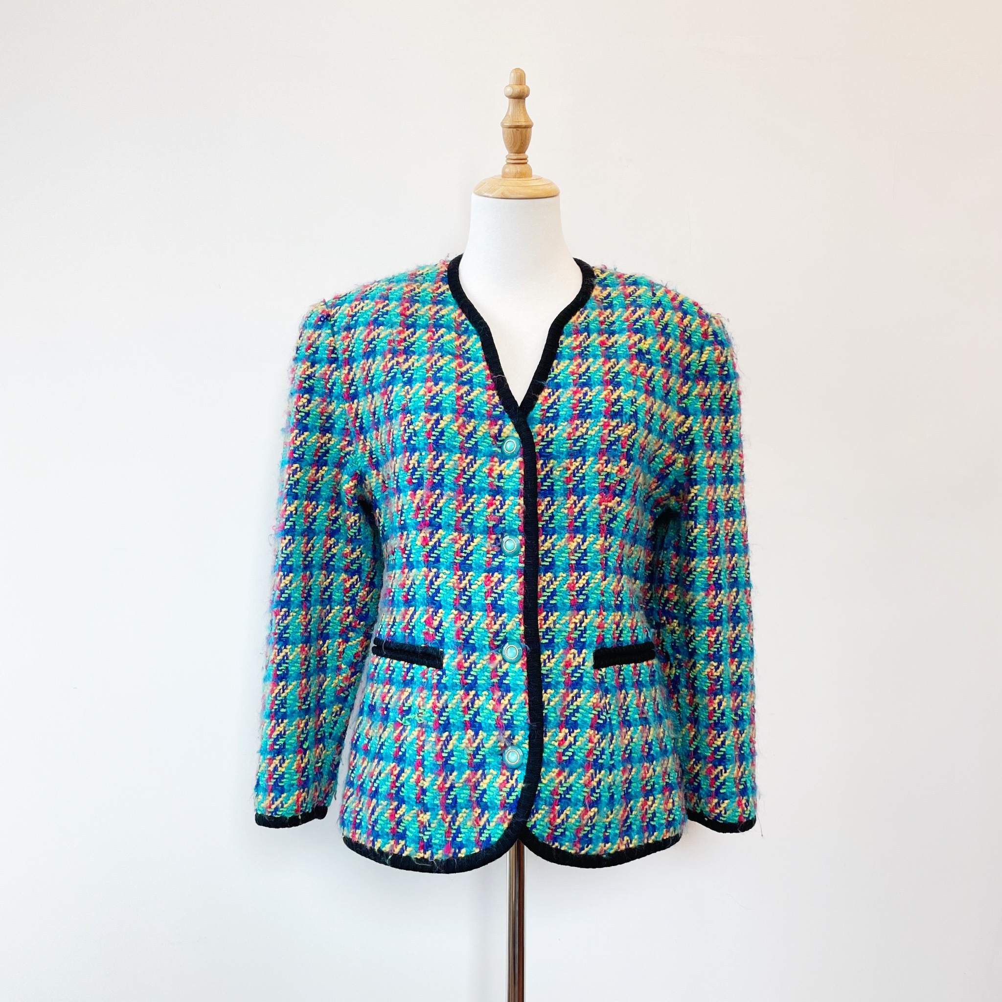 色彩交響曲毛呢外套