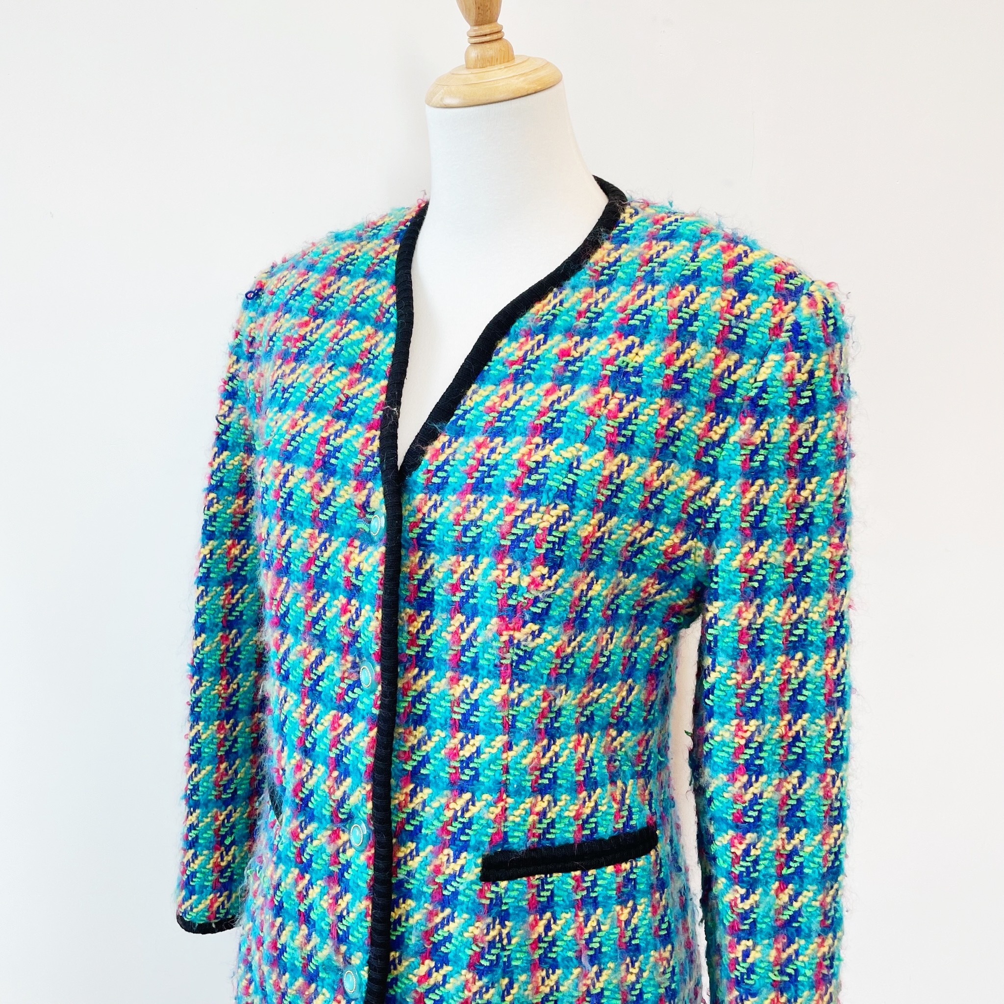 色彩交響曲毛呢外套