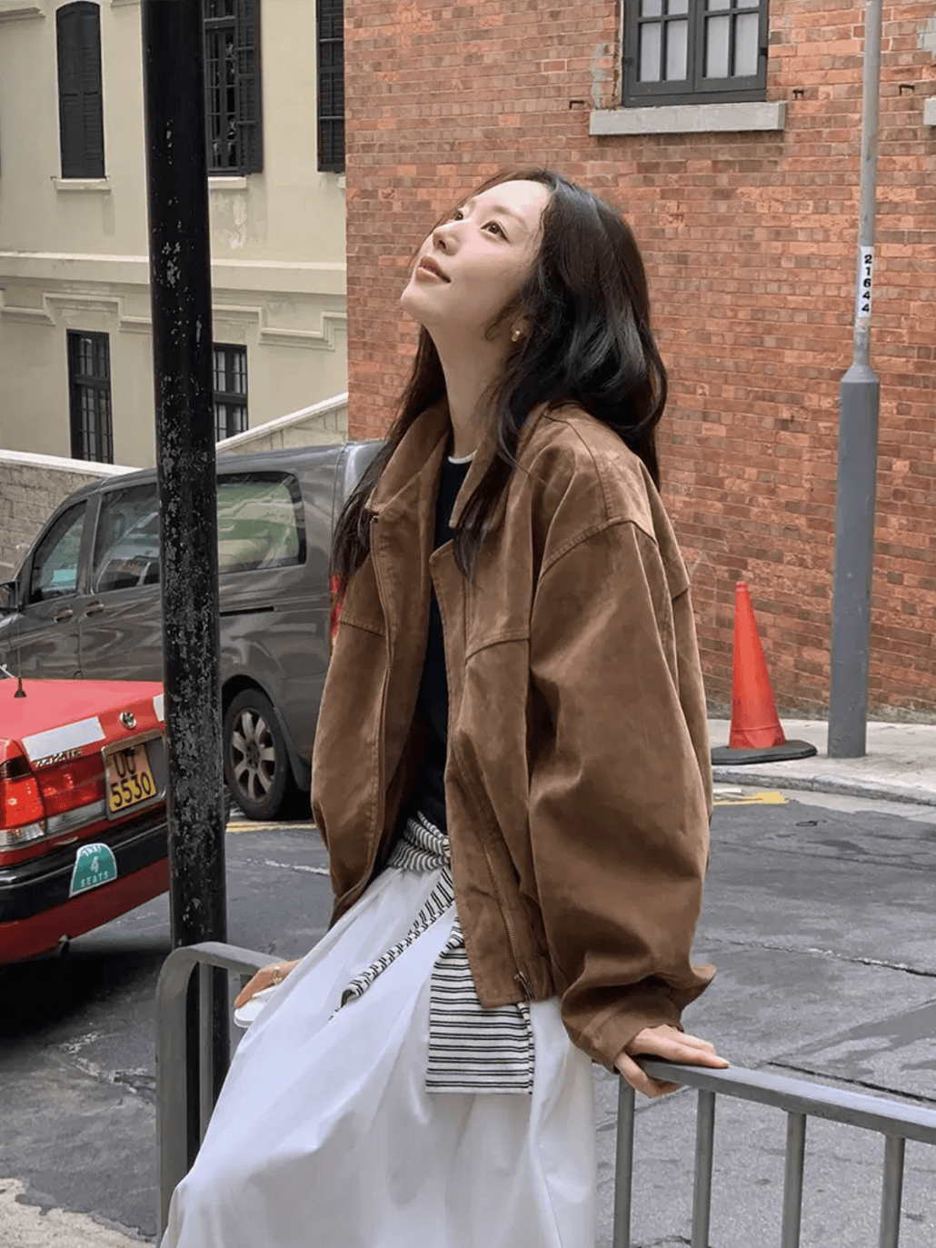 【網站限定優惠】型格挺身啞色麂皮褸